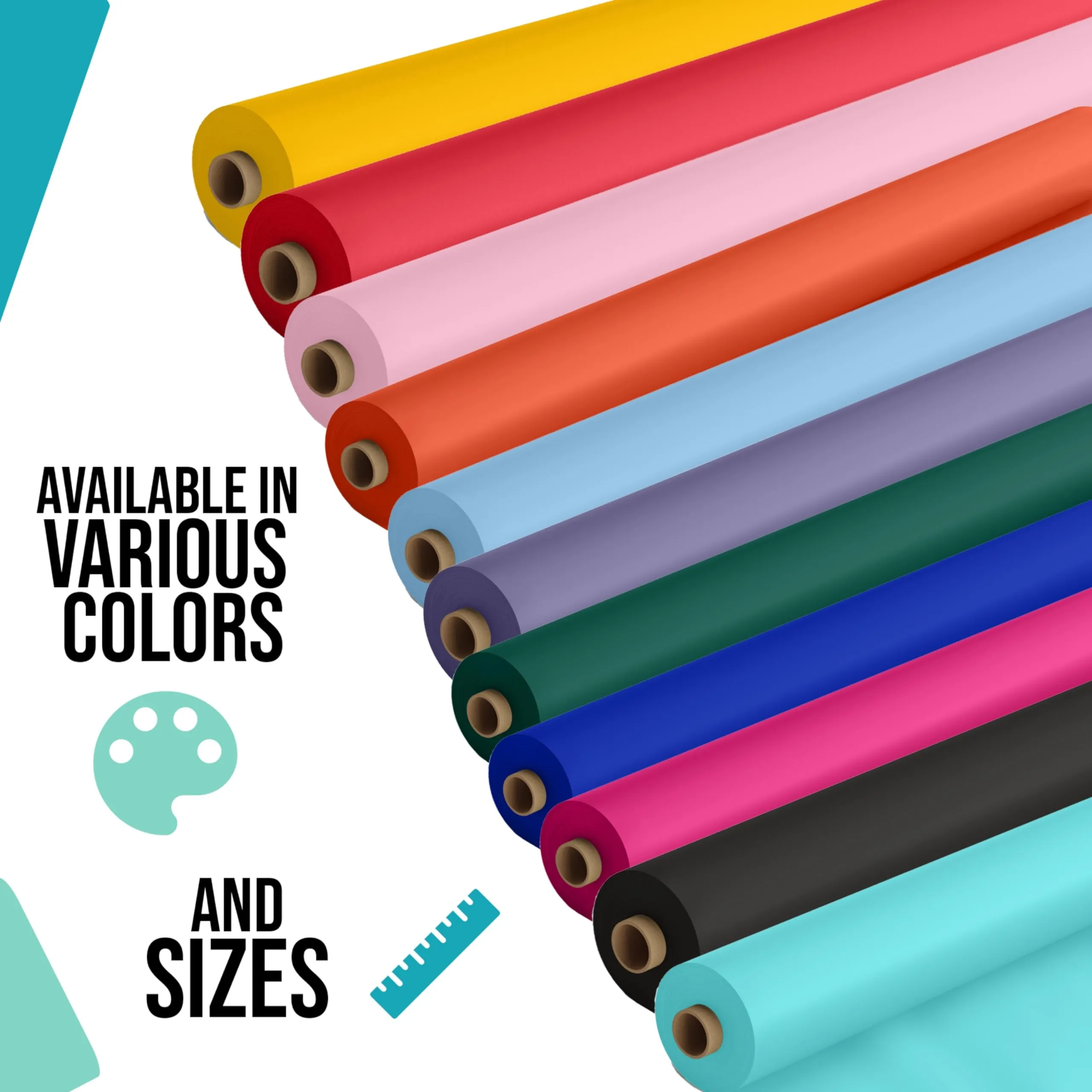 40 In. x 300 Ft. Premium Light Yellow Table Roll