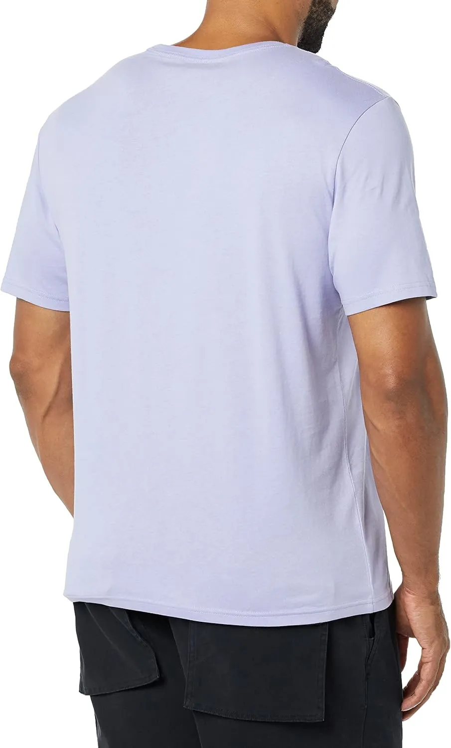 Amazon Essentials Men's T-Shirts, Short-Sleeve Crewneck Pocket, Cotton, 2-Pack