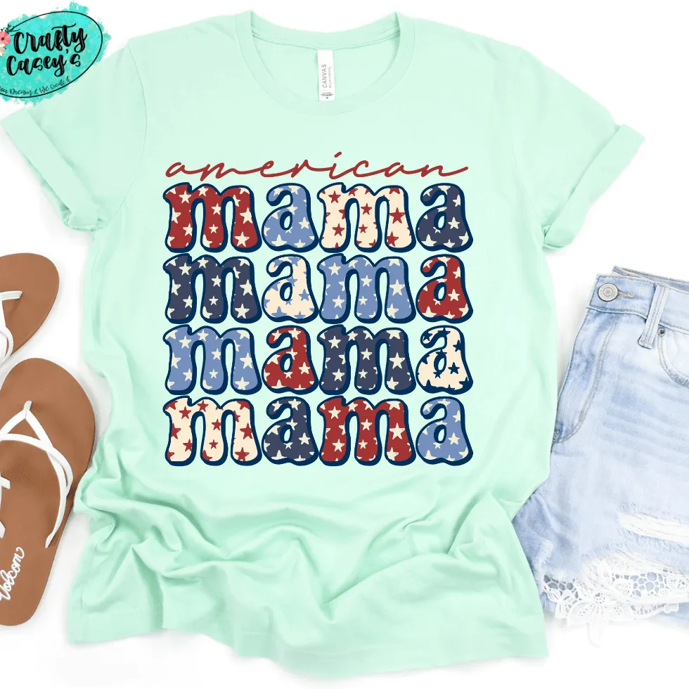 American Mama Retro T-shirt
