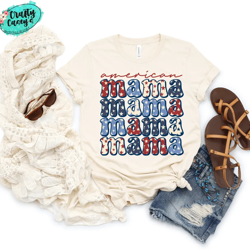 American Mama Retro T-shirt