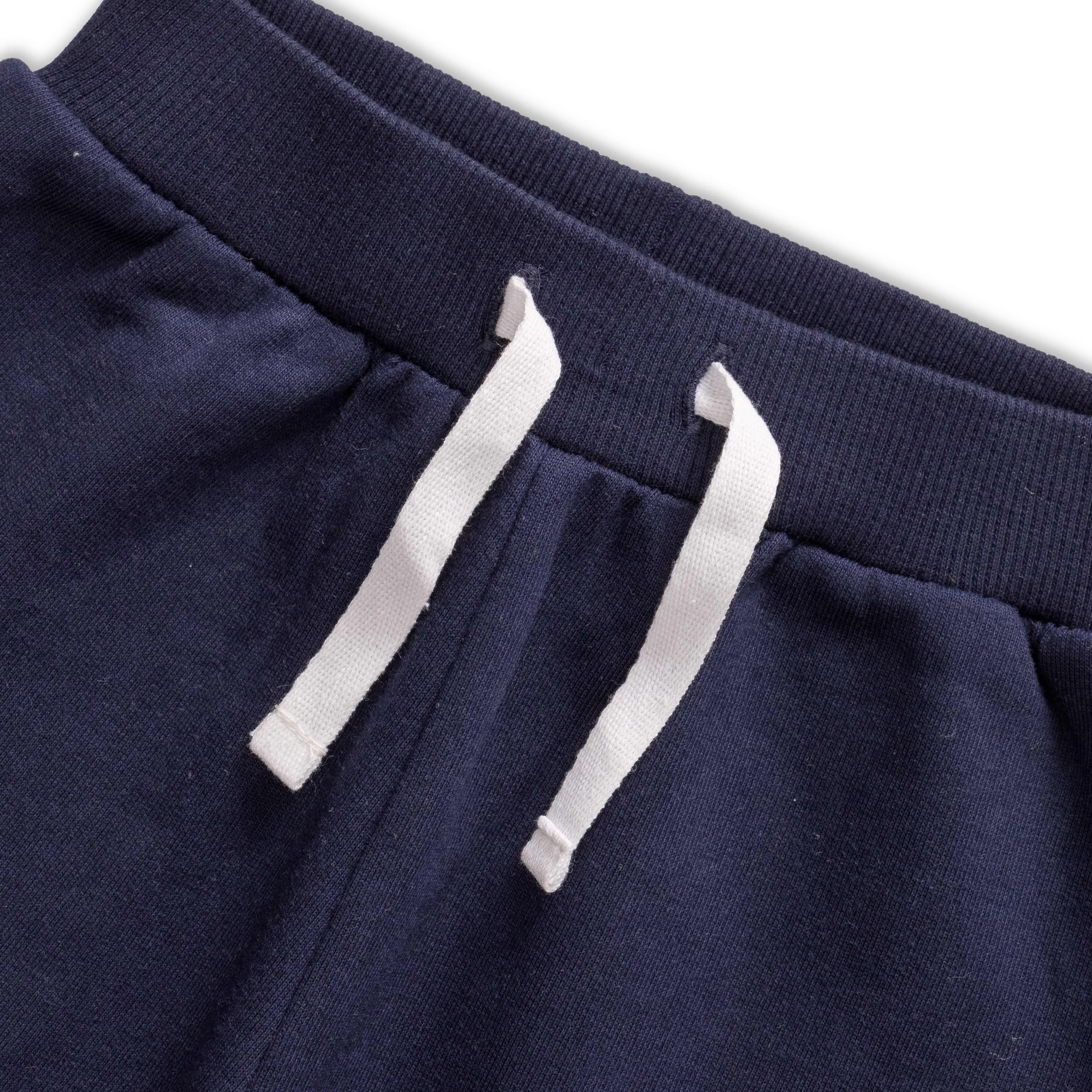 Baby Boys' Navy Blue Joggers  Soft Cotton Sweatpants with Drawstring