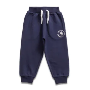 Baby Boys' Navy Blue Joggers  Soft Cotton Sweatpants with Drawstring