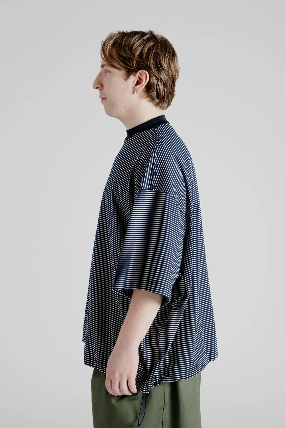 Balloon Border S/S T-Shirts - Navy