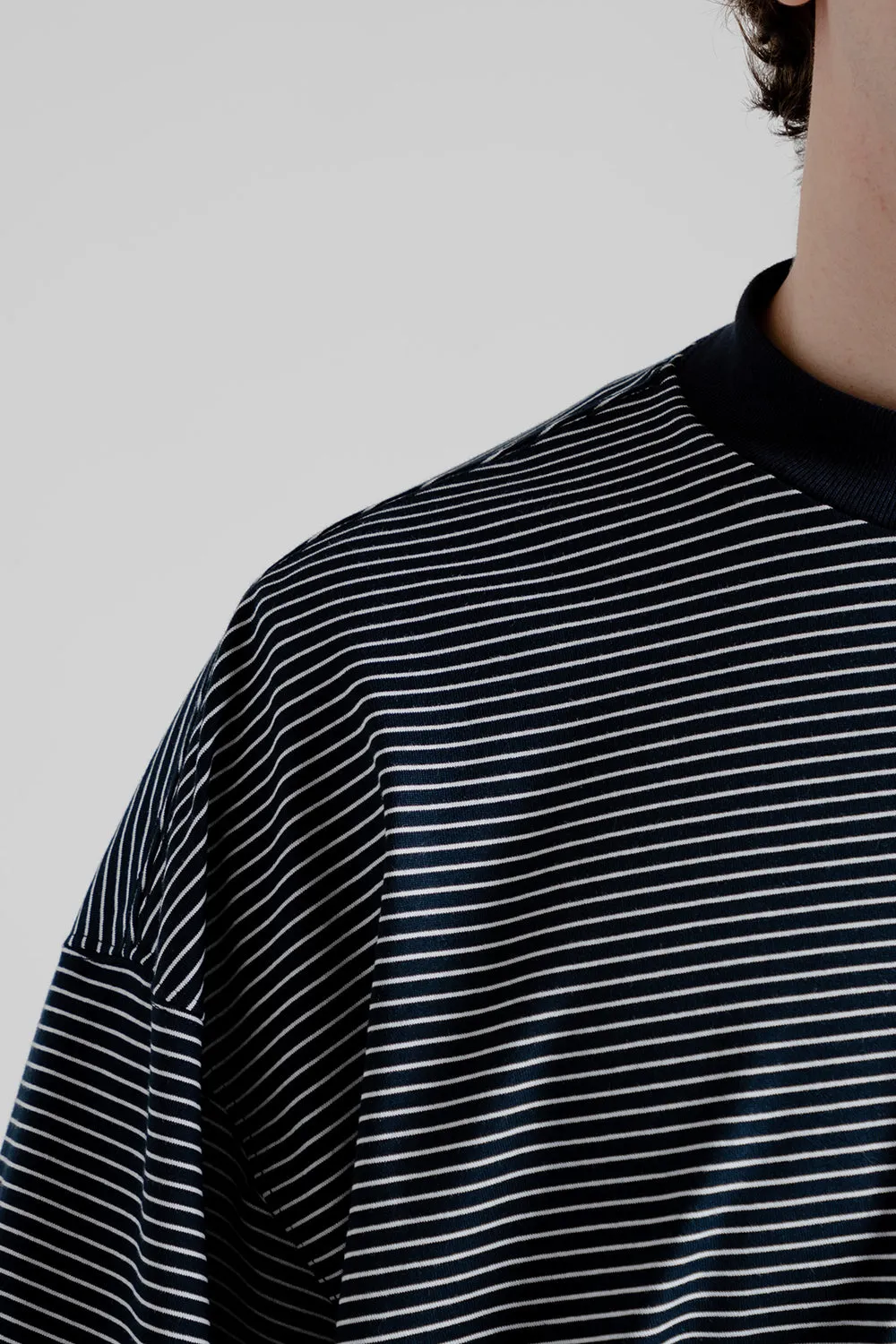 Balloon Border S/S T-Shirts - Navy