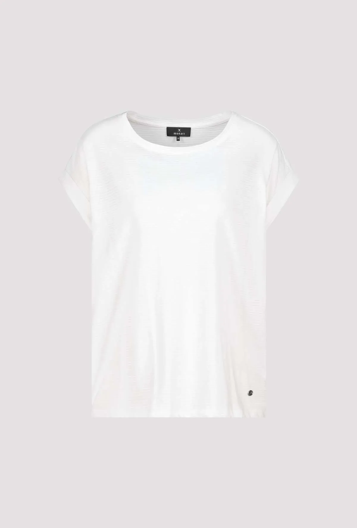Basic Plain Burnout Cotton T-Shirt