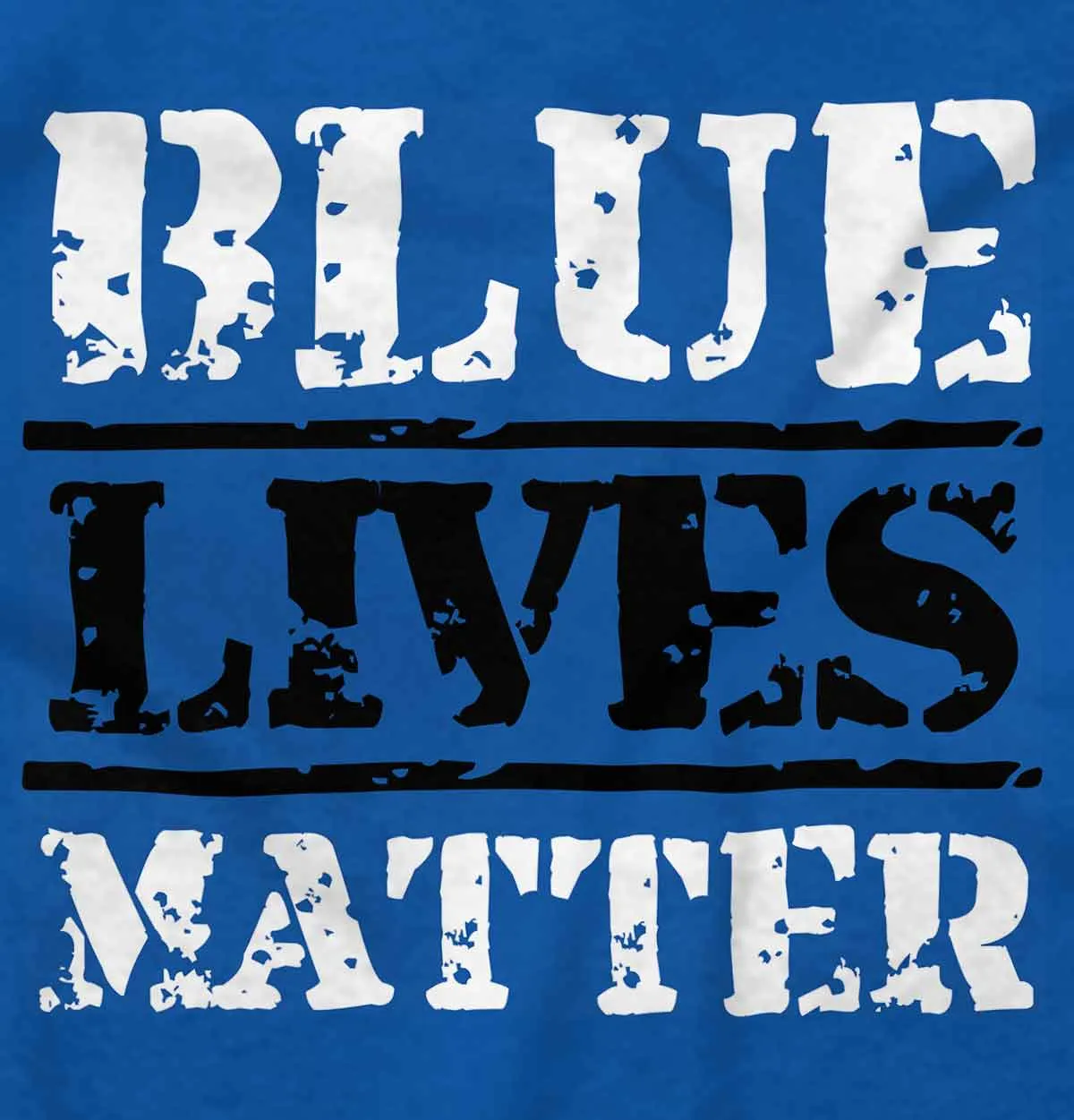 Blue Lives Matter Bold T-Shirt