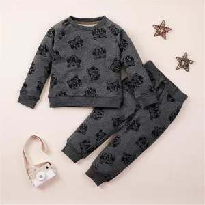 Boys Cartoon Long Sleeve Top & Pants Little Boys Wholesale Clothing