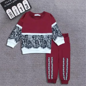 Boys Color Block Long Sleeve Top & Pants Boy Boutique Clothing Wholesale