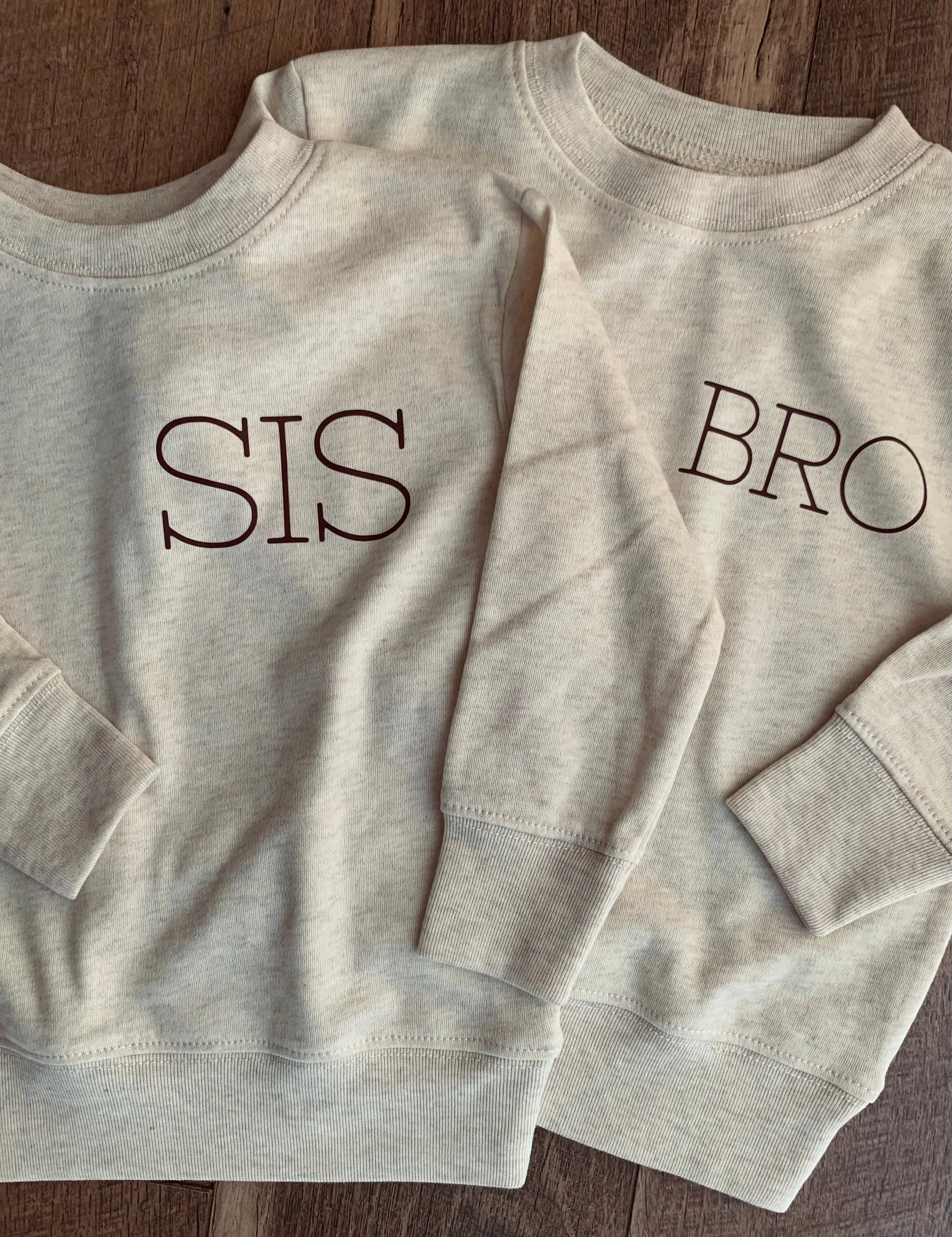 Bro/Sis Pullovers (Baby & Toddler Sizes)