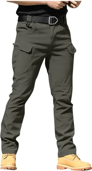 Cargo Pants Men Comfort Travel Stretch Camping Work Pants Resistant Outdoor Ripstop Lightweight Fishing Hiking Pants