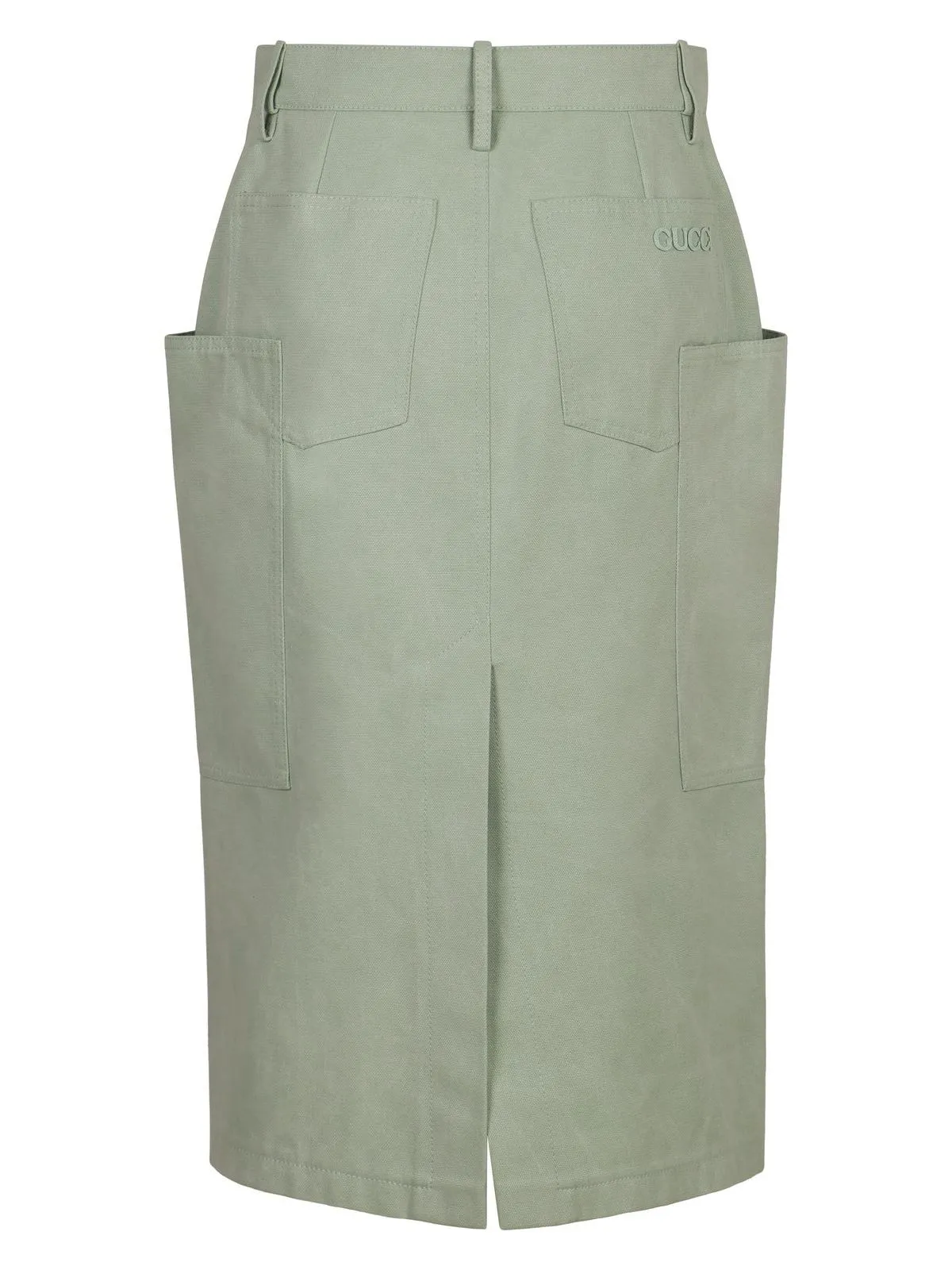 COTTON MIDI SKIRT