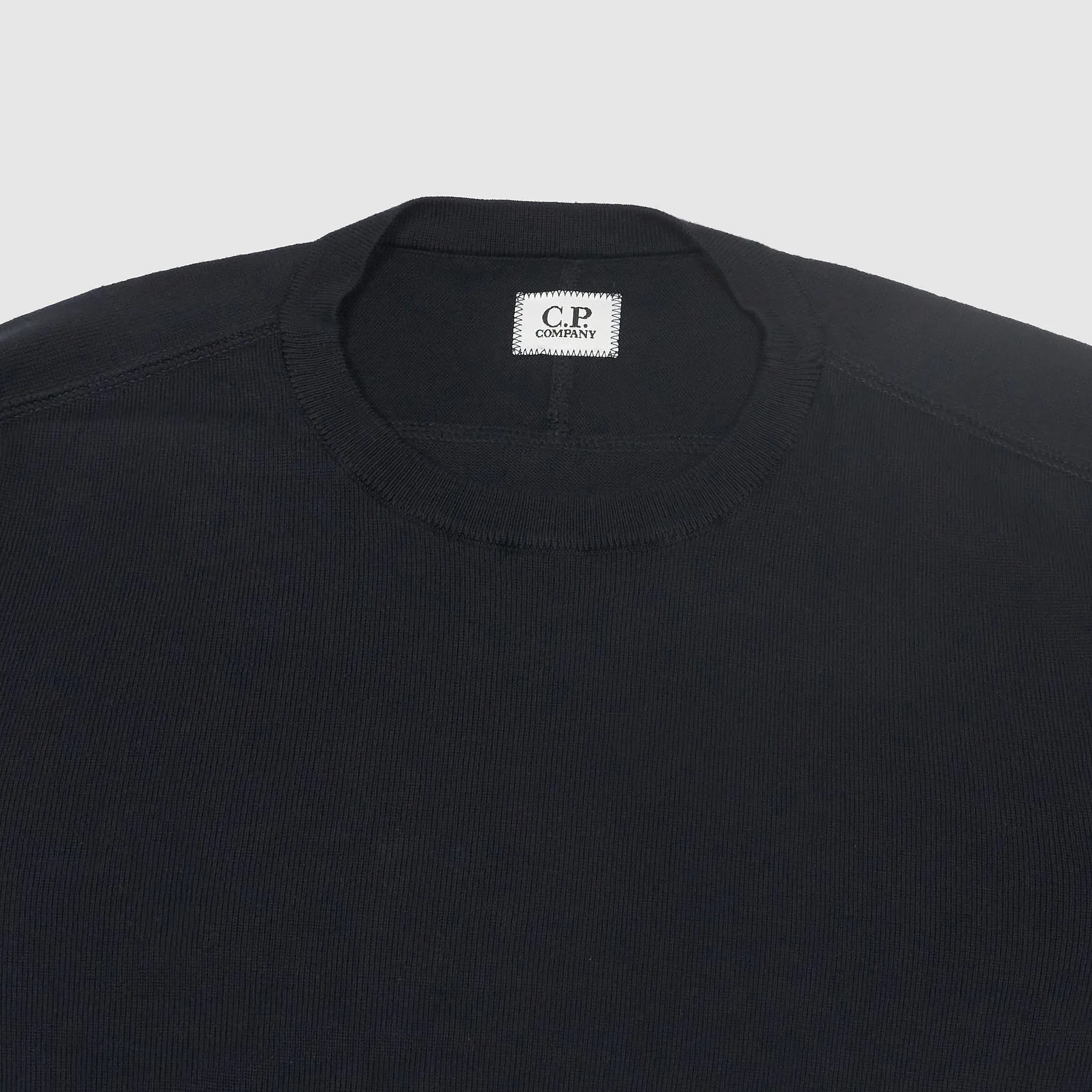 C.P. Company Knitted Sea Island Cotton Crew Neck Sweater