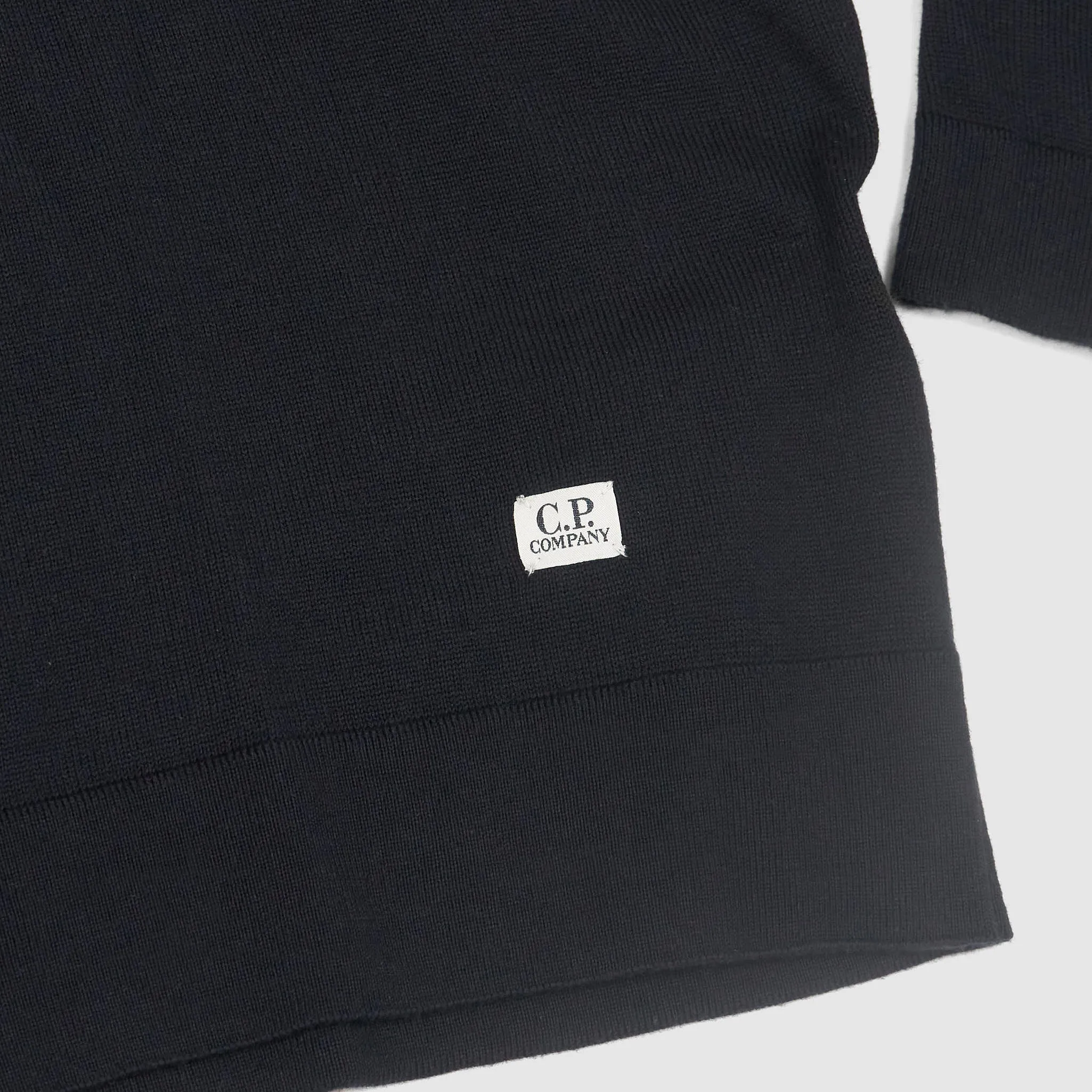 C.P. Company Knitted Sea Island Cotton Crew Neck Sweater