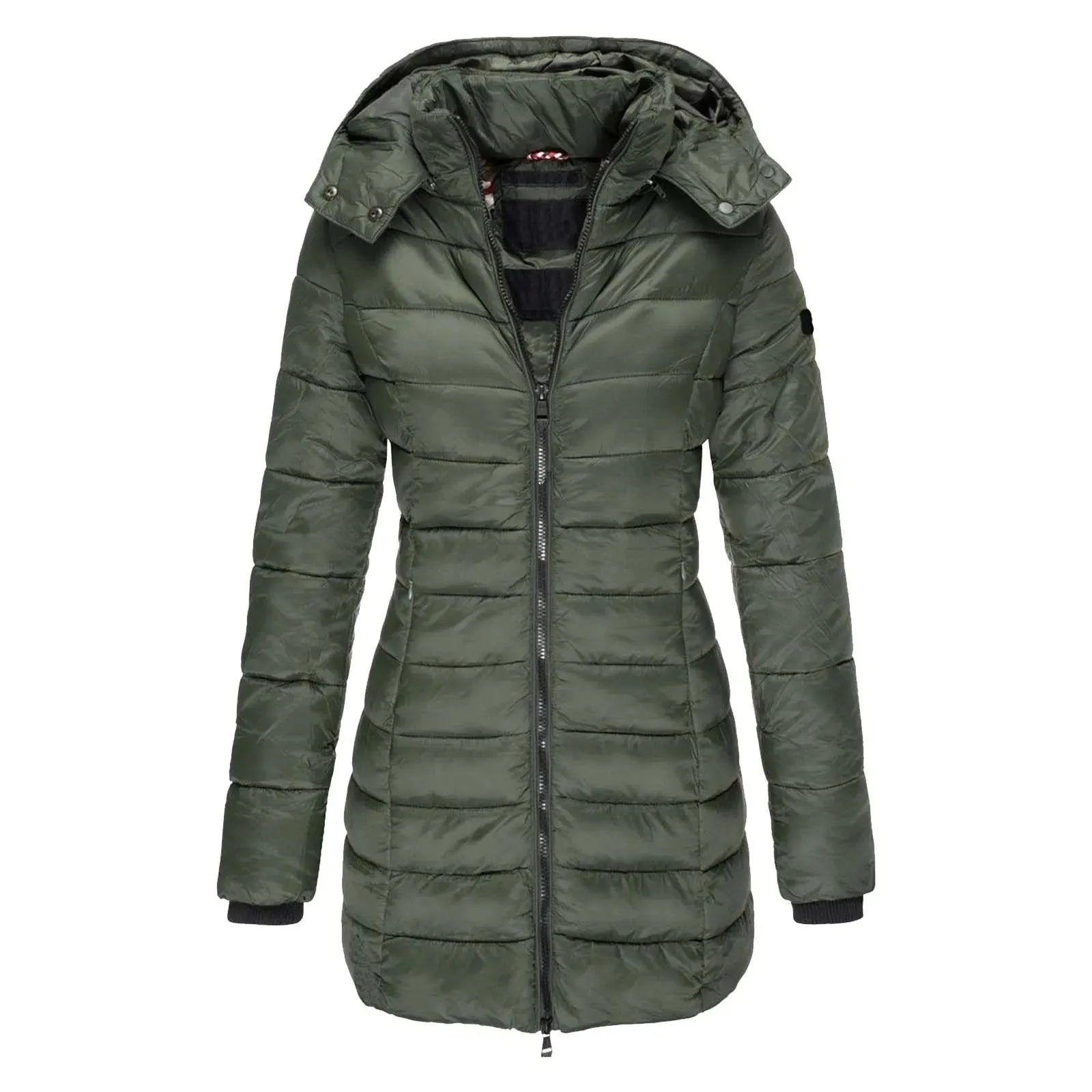 Dames Winterjas – Slim Fit Parka met Capuchon, Warm Gevoerd, Waterafstotend