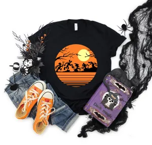 Disney Characters Halloween Family Matching Shirts  - Spooky Tree - Trick or Treat