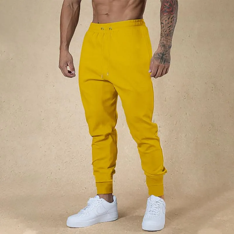 European and American Ankle-tied Men's Fitness Casual Pants
