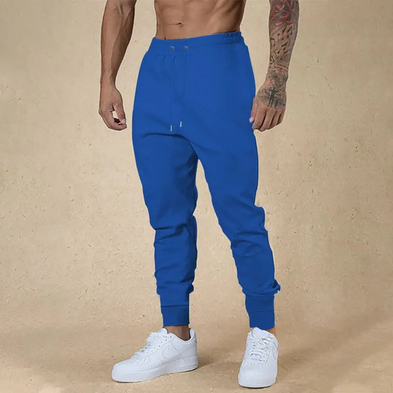 European and American Ankle-tied Men's Fitness Casual Pants