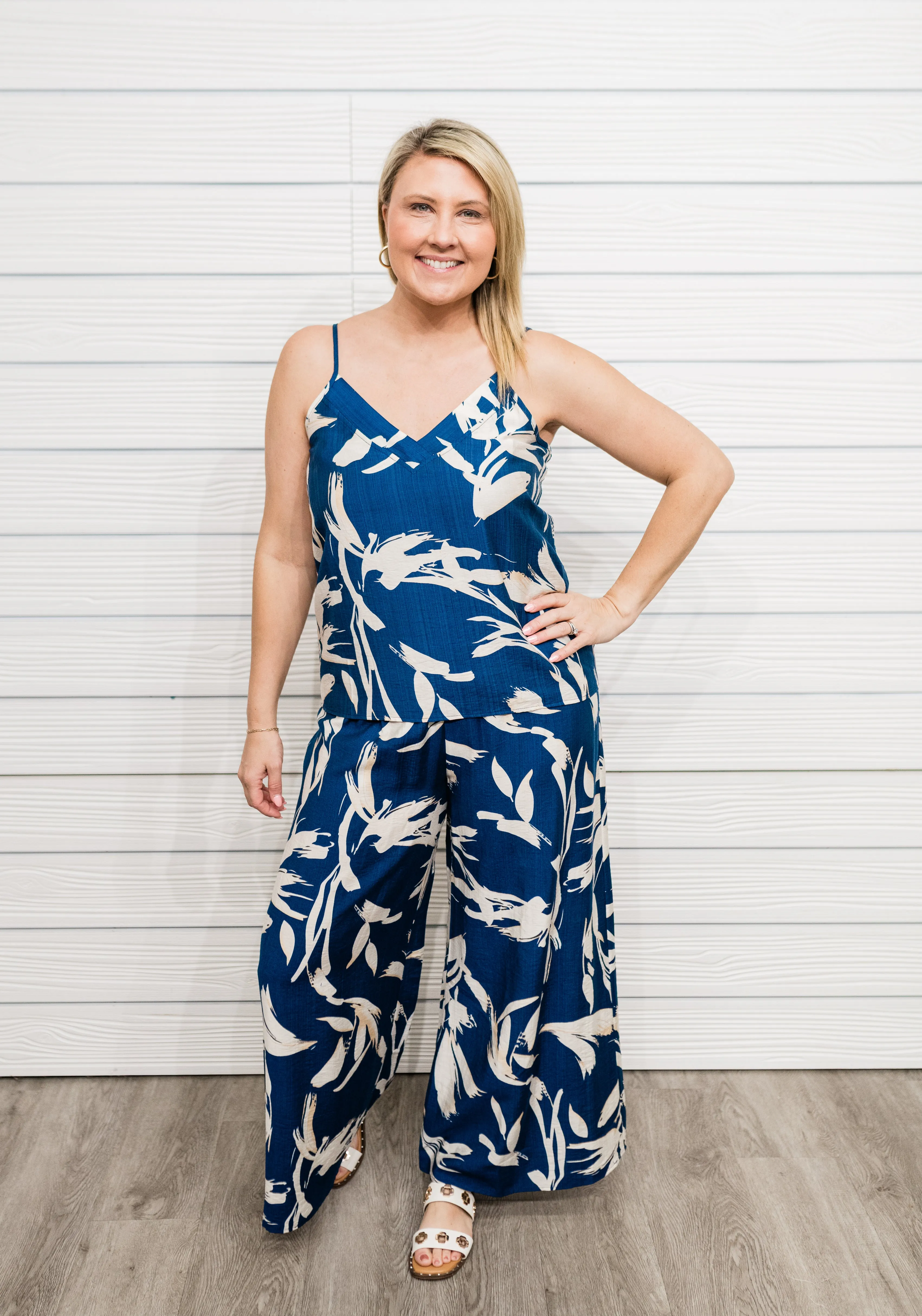 Fluttering Breeze Floral Pants
