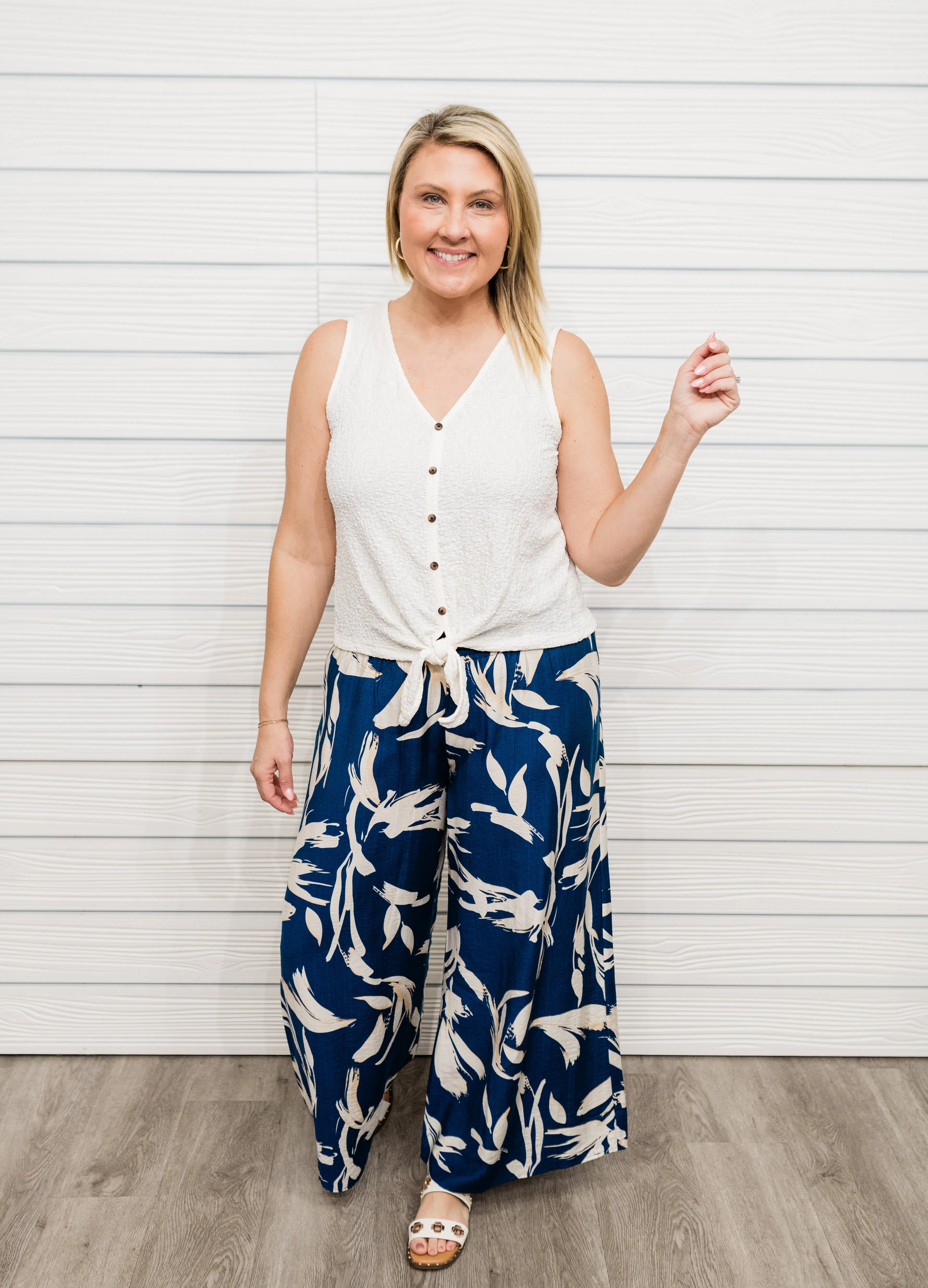Fluttering Breeze Floral Pants