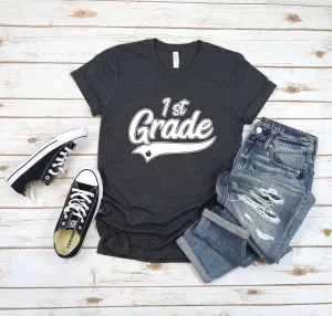 Grade Level Teacher Adult T Shirts - Back to School - First Grade - Second Grade - Third Grade - Fourth Grade - Fifth Grade