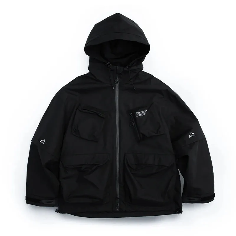 High Quality Waterproof Hooded Windbreaker for Men