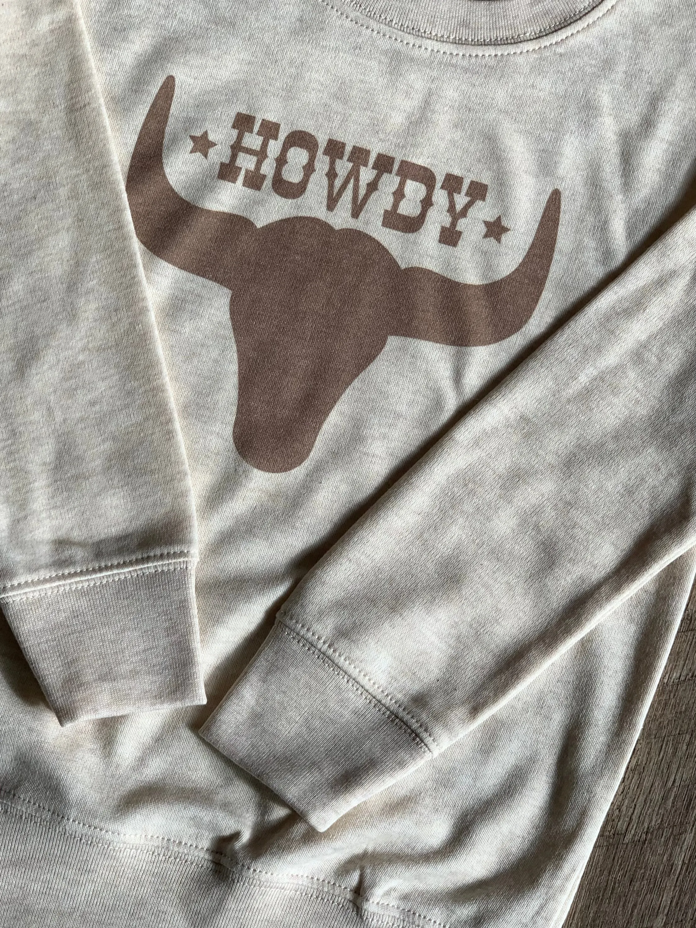 Howdy Longhorn Pullovers (Baby & Toddler Sizes)