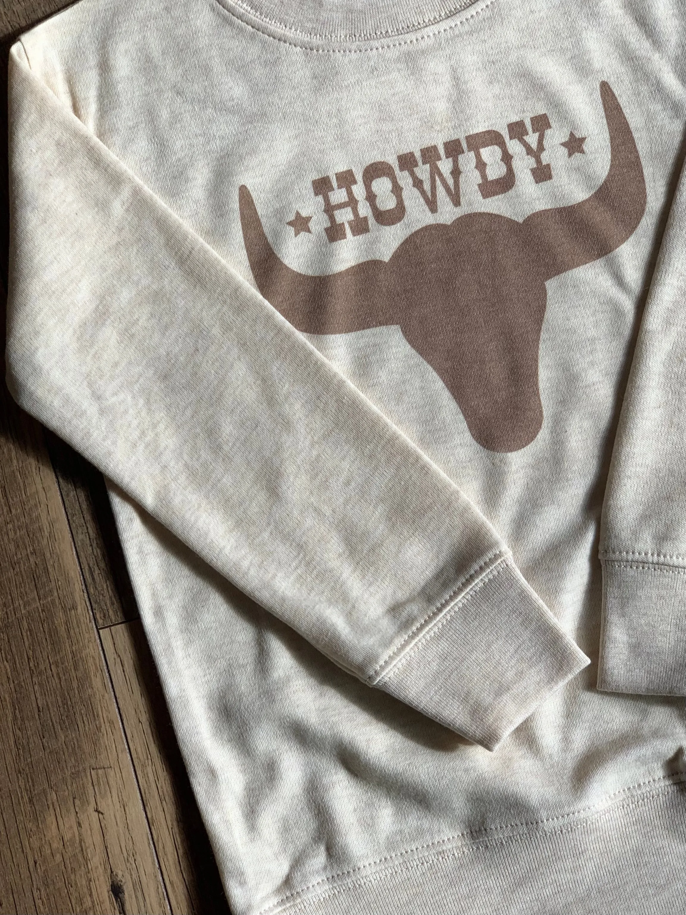 Howdy Longhorn Pullovers (Baby & Toddler Sizes)