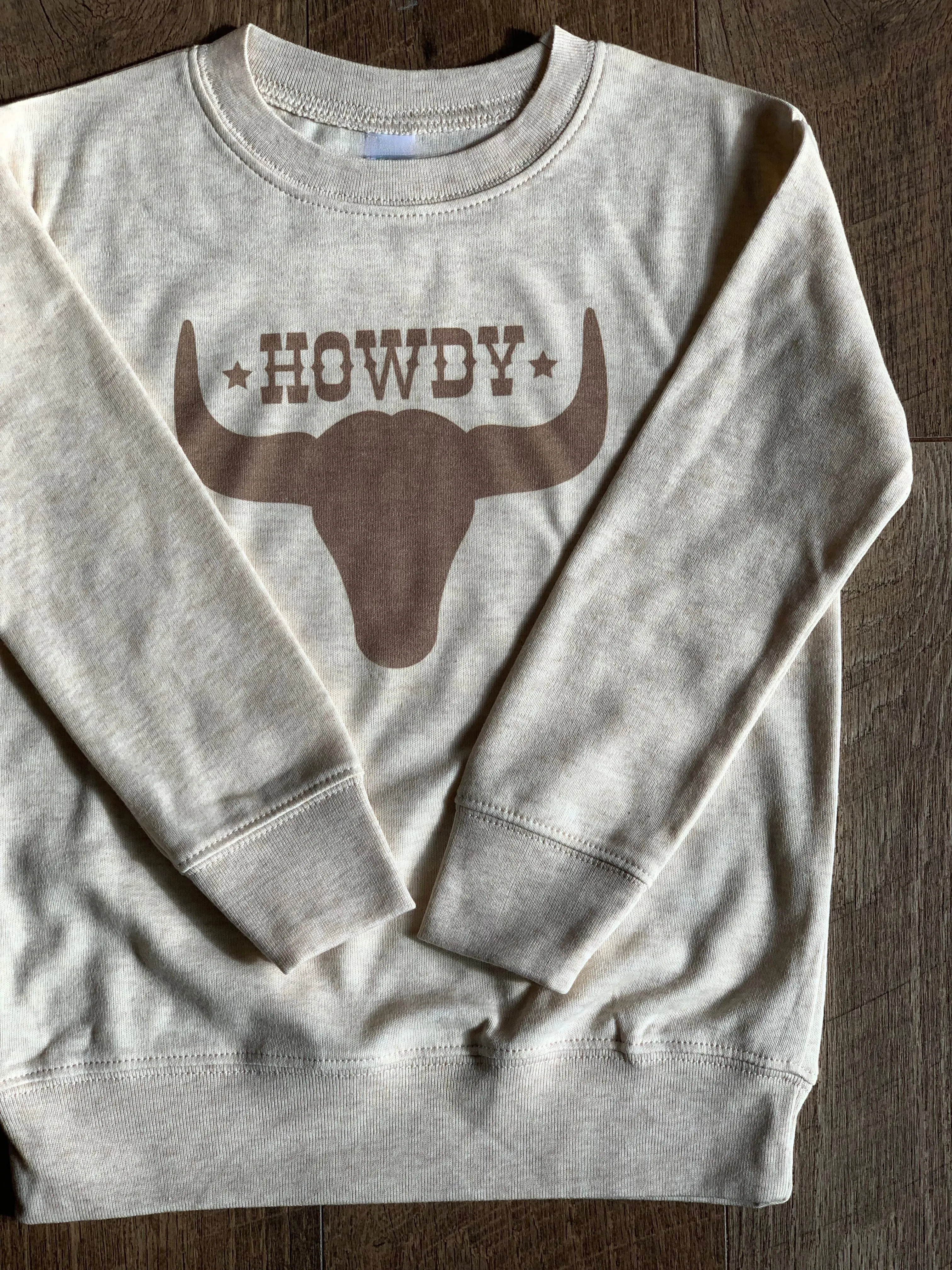Howdy Longhorn Pullovers (Baby & Toddler Sizes)