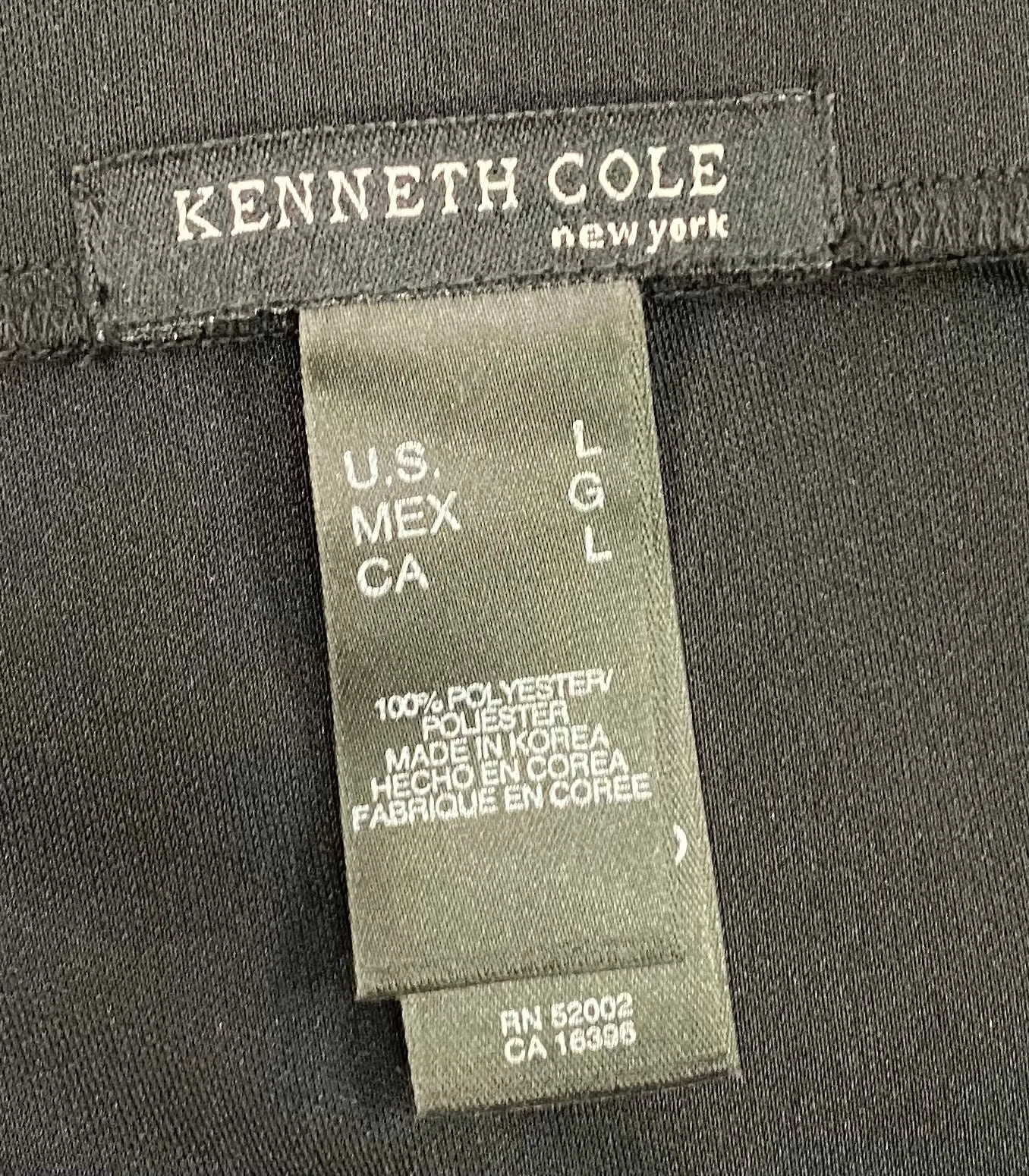 KENNETH COLE Skirt, Black, Size L, SKU 000301-7