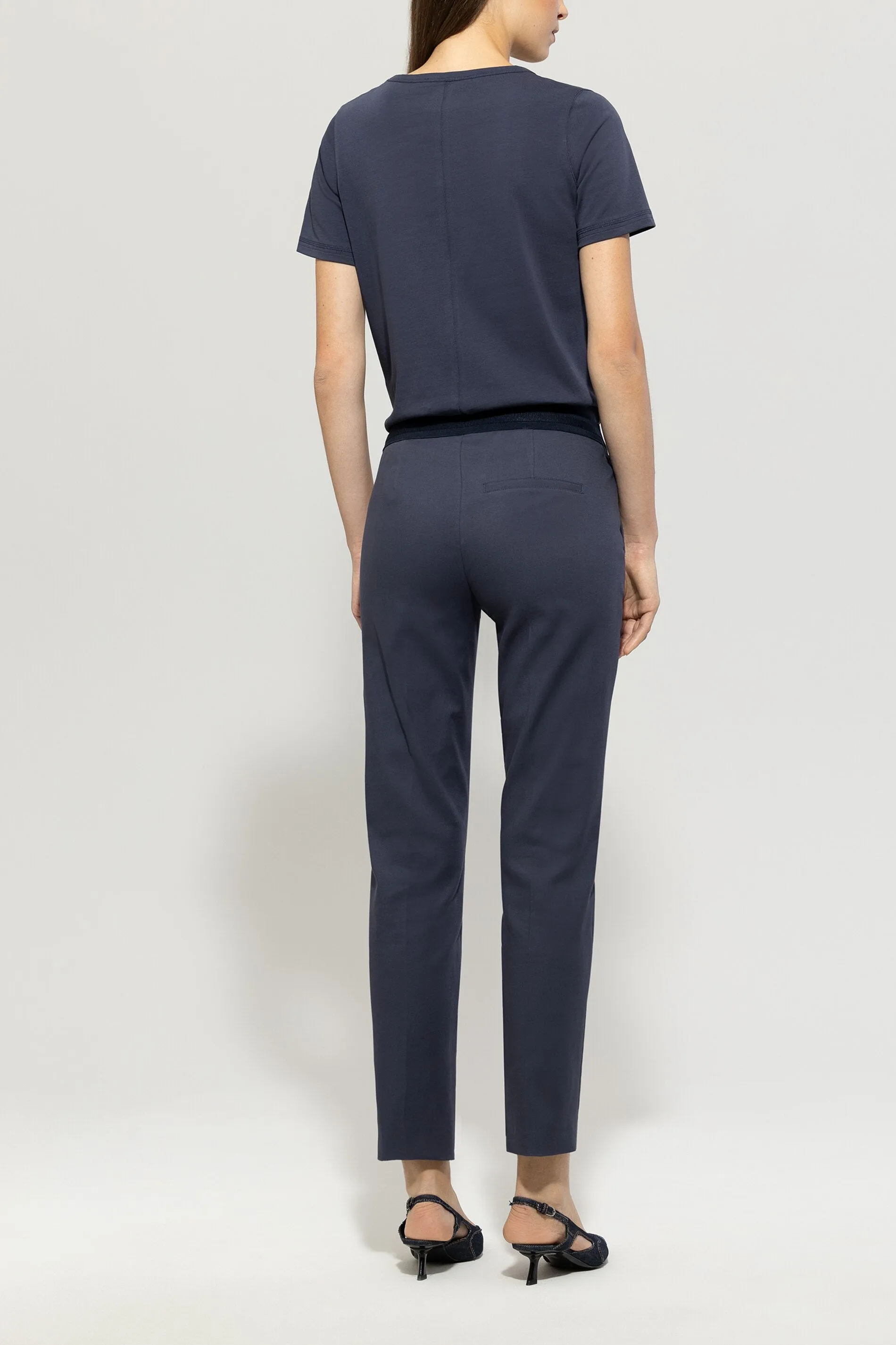 LUISA CERANO Navy Stretch Pant