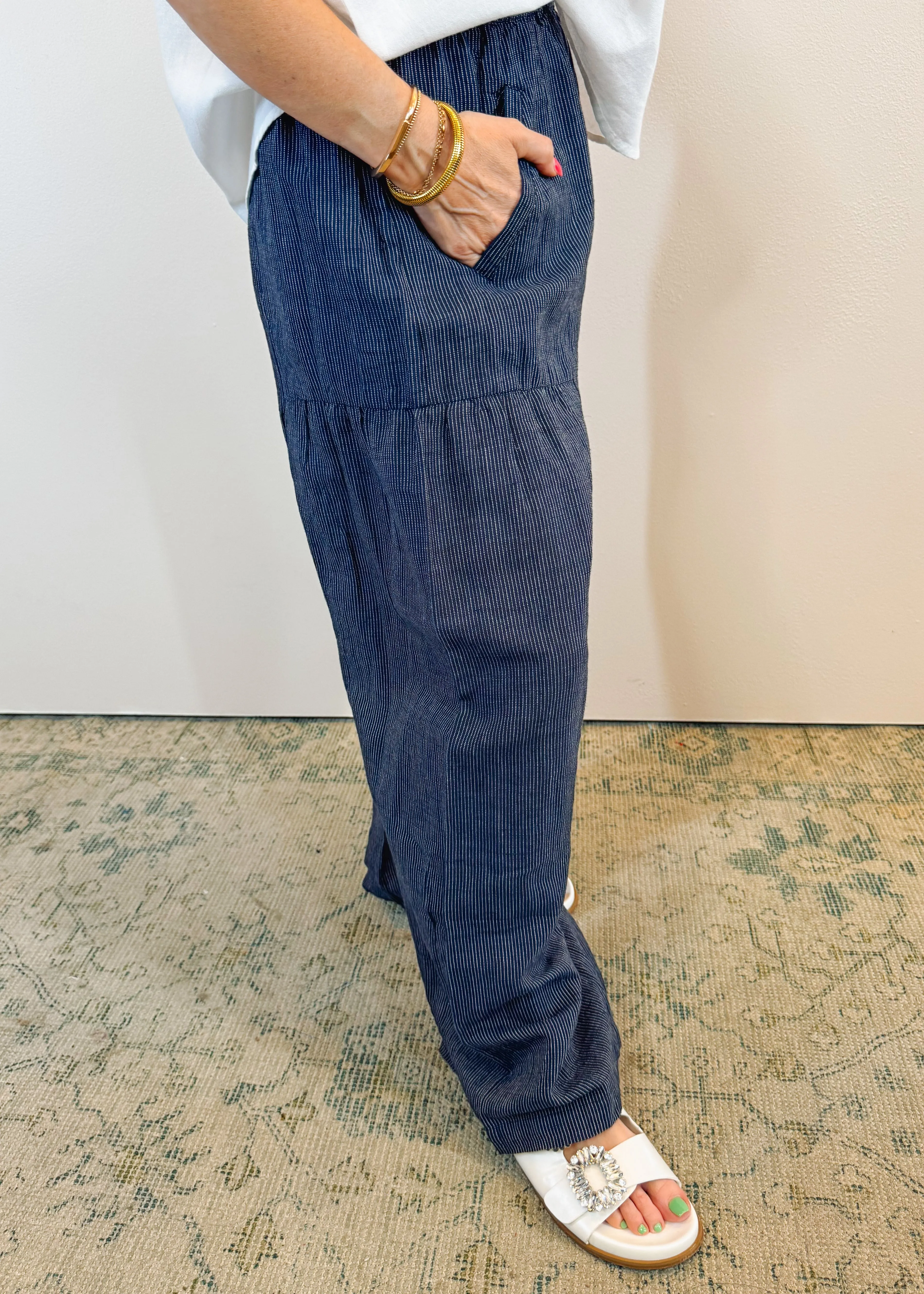 Marissa Stripe Wide Leg Pant