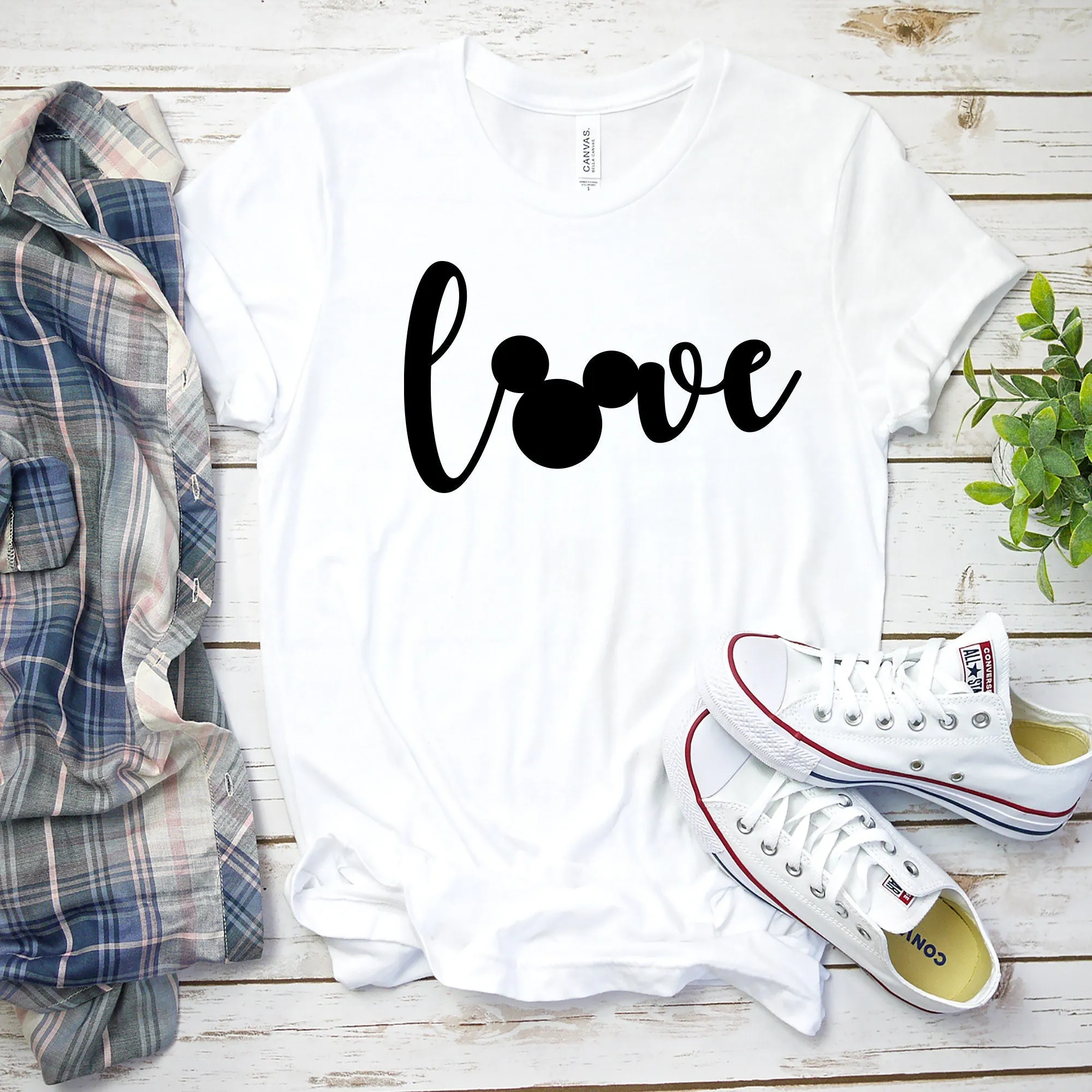 Mickey Mouse Love t shirt - Disney Trip Matching Shirts - Mickey Adult T Shirt