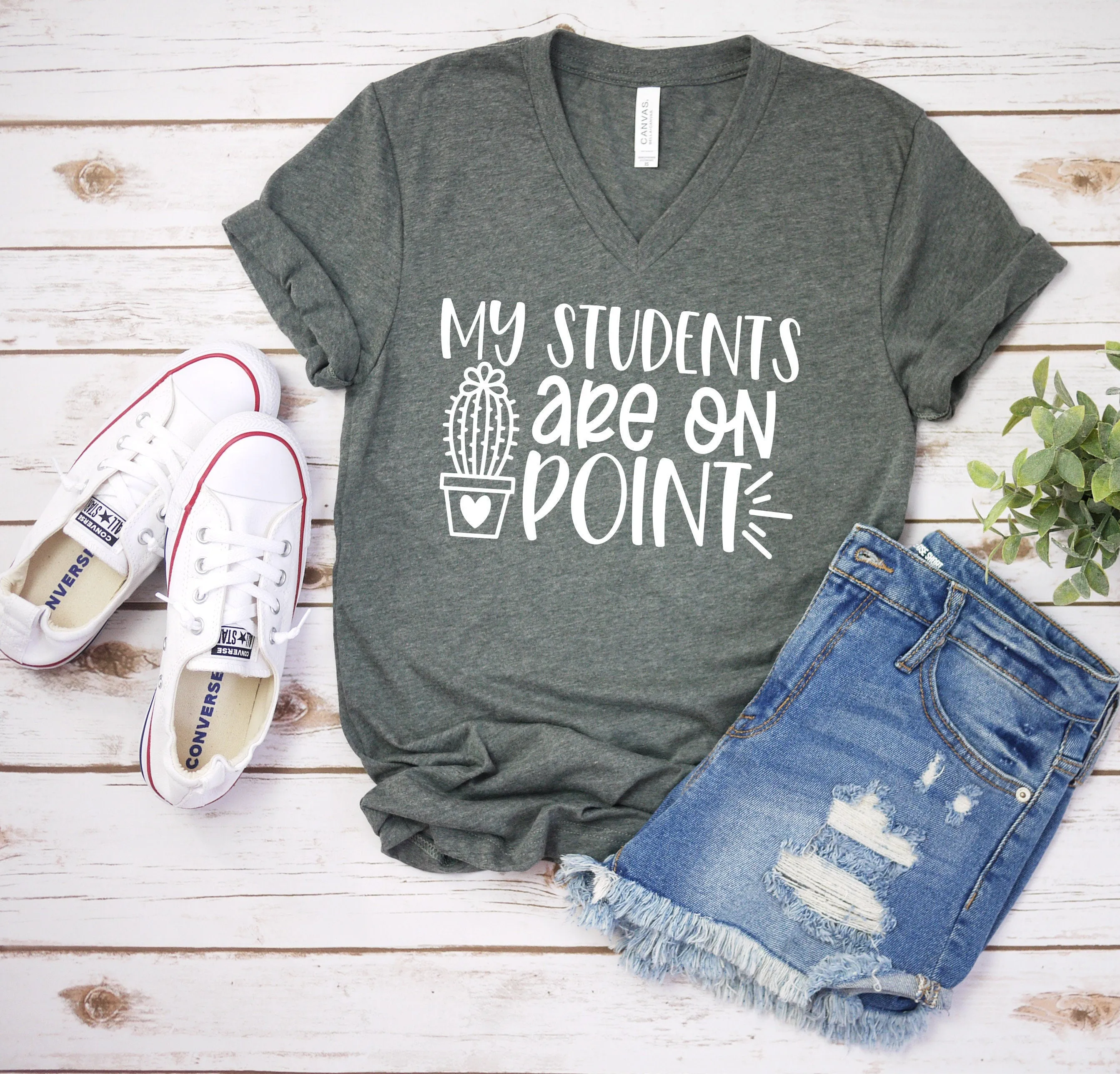 My Students are on Point T Shirt- Funny Teacher Shirts - Favorite Teacher T Shirt - Teacher Gift Shirt