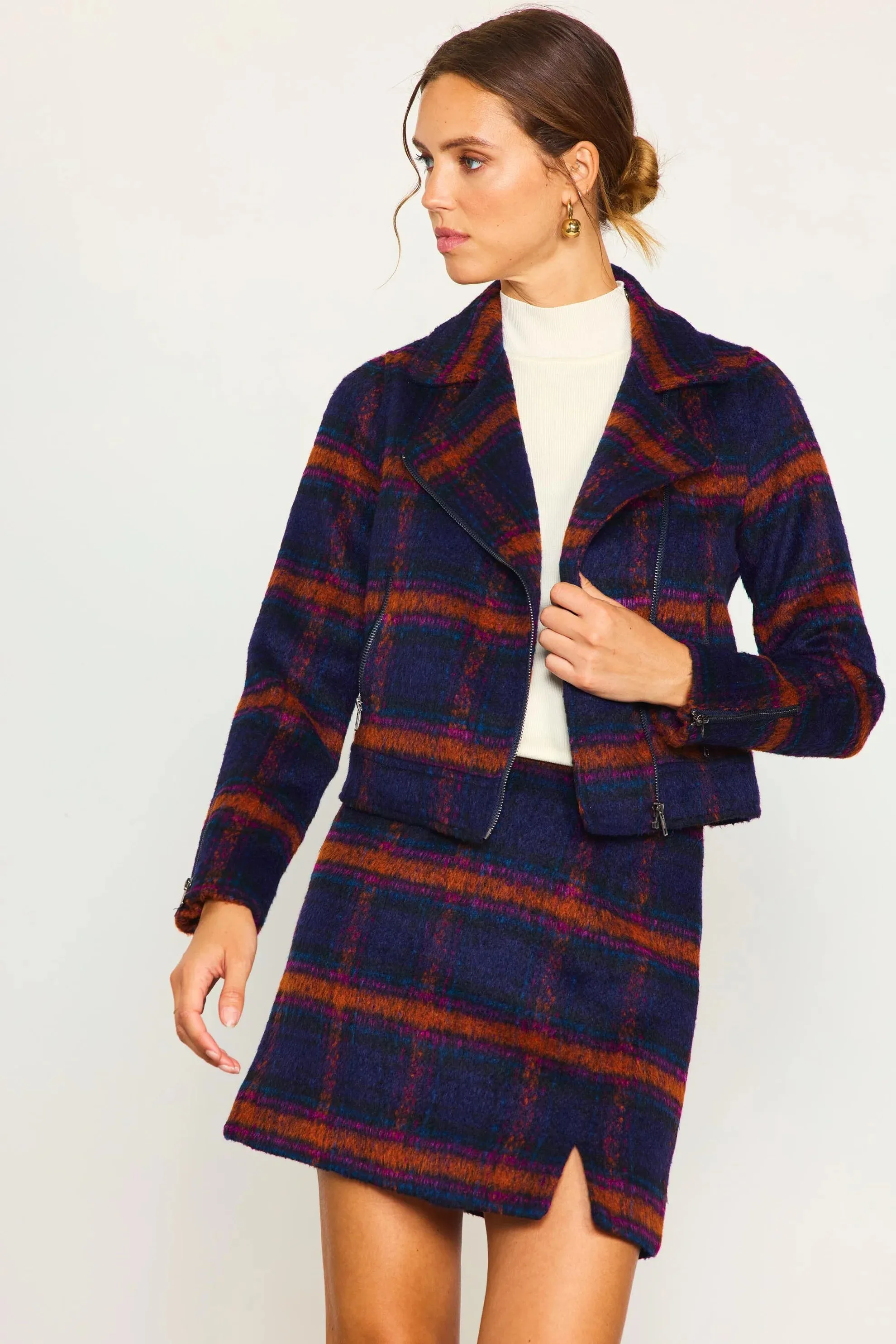 Navy Teal Jacket