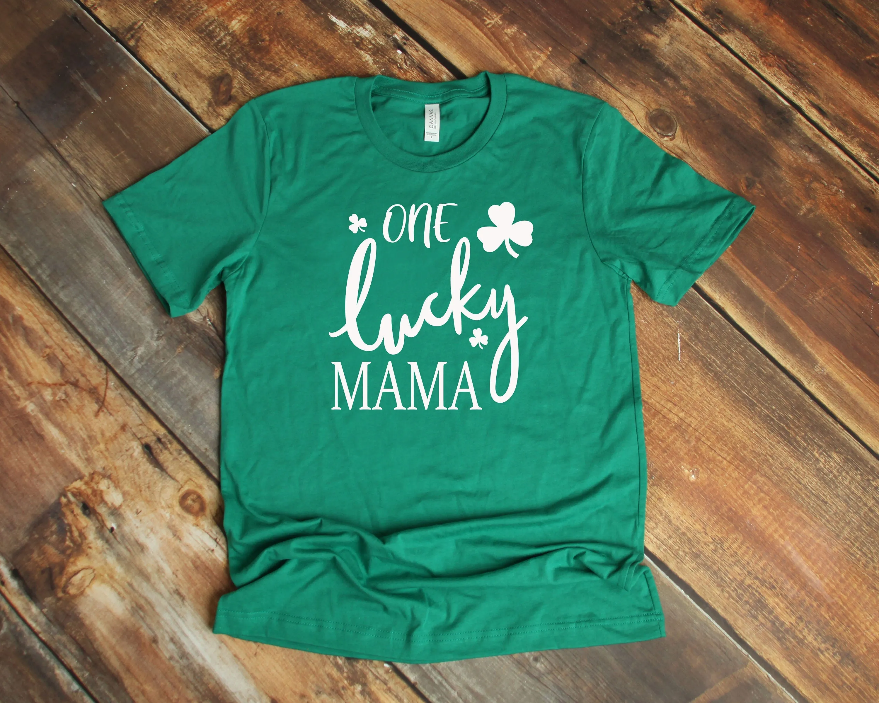 One Lucky Mama T Shirt - St. Patrick's Day Shirt - Lucky Mom Shirt - Lucky Mama Tee - Lucky Statement Shirt
