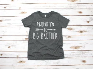 Promoted to Big Brother T Shirt - Big Brother T shrit - Baby Announcement Shirt - Family Announcement