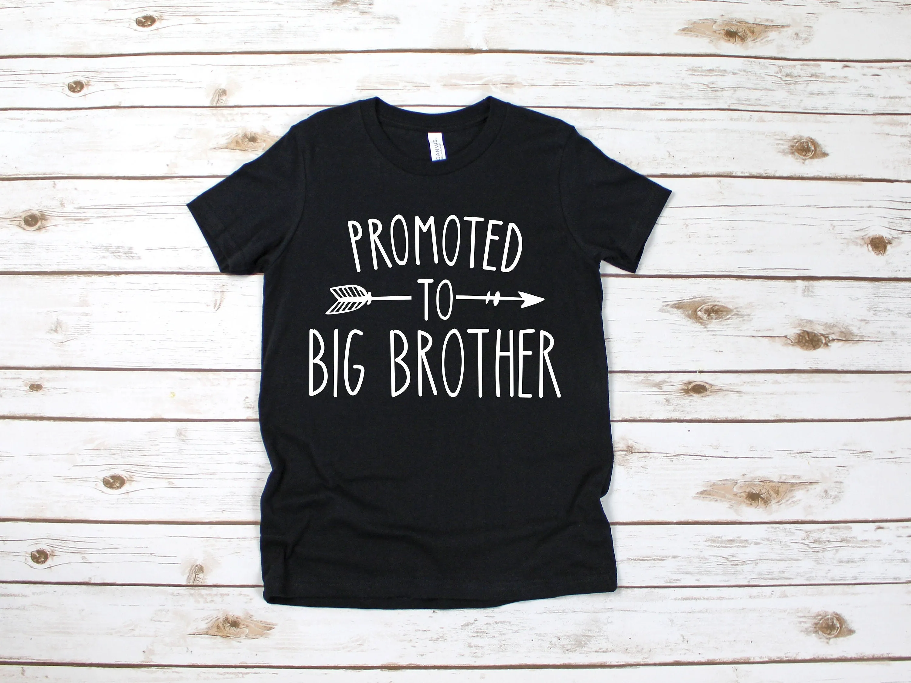 Promoted to Big Brother T Shirt - Cute Big Brother T Shirt - Baby Announcement Shirt - Family Announcement Baby Reveal Shirt