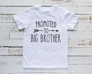 Promoted to Big Brother T Shirt - Cute Big Brother T Shirt - Baby Announcement Shirt - Family Announcement Baby Reveal Shirt