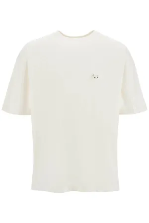 "oversized t-shirt 24F3TS0104274 OFF WHITE