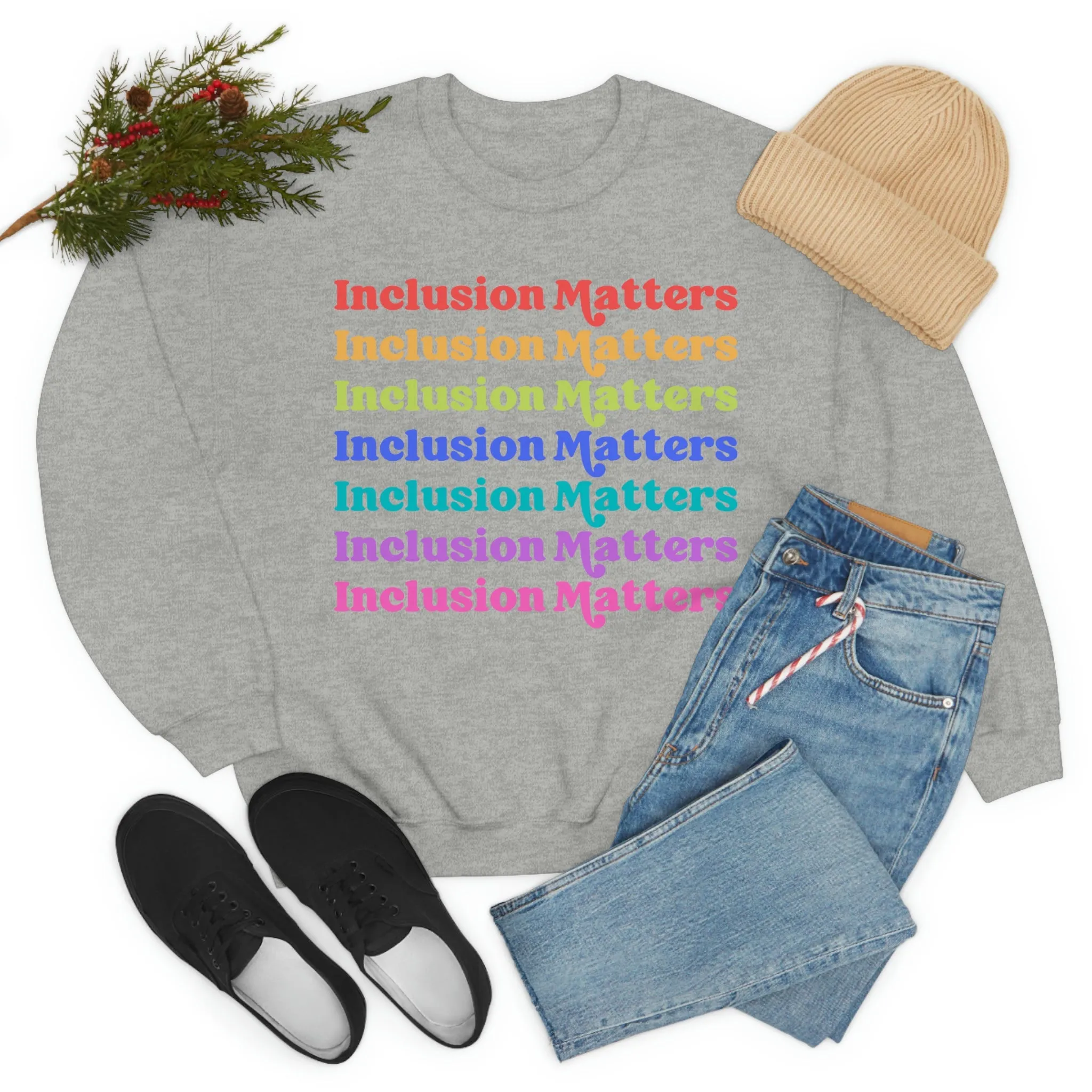 Rainbow Inclusion Matters Pullover