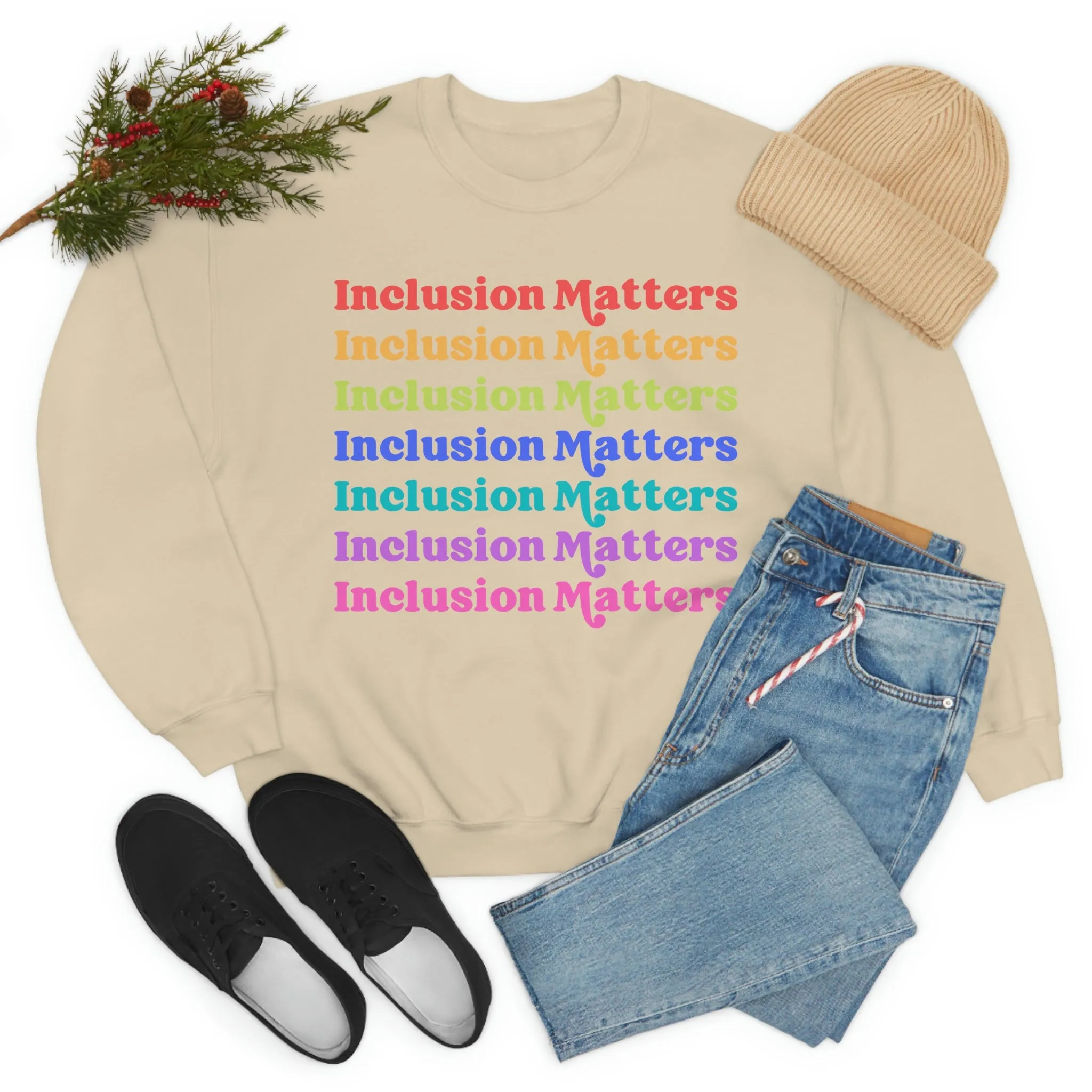 Rainbow Inclusion Matters Pullover