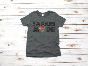 Safari Mode Minnie Mouse Youth T Shirt - Disney Kids Animal Kingdom - Camouflaged Minnie