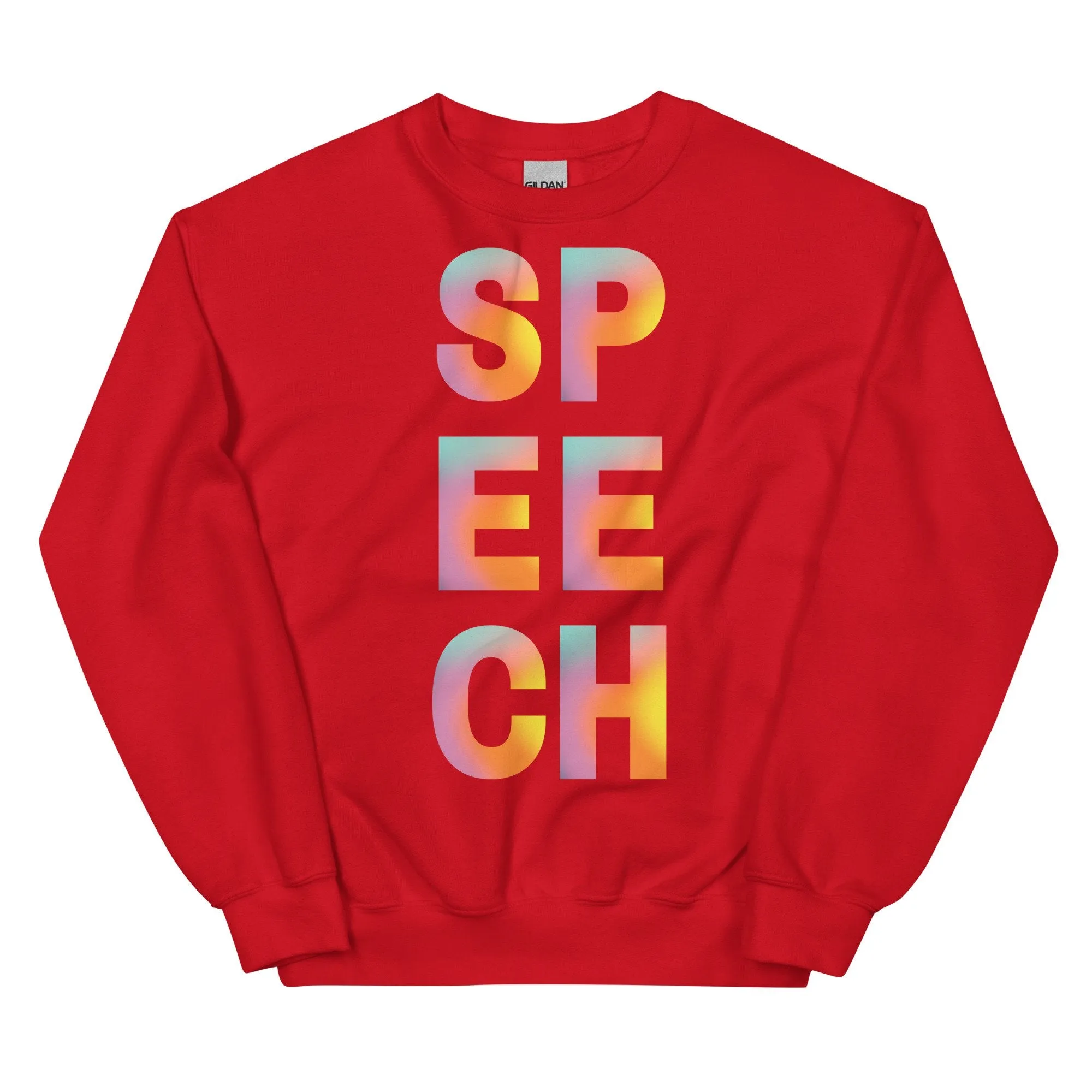 Speech Watercolor Glow Pullover