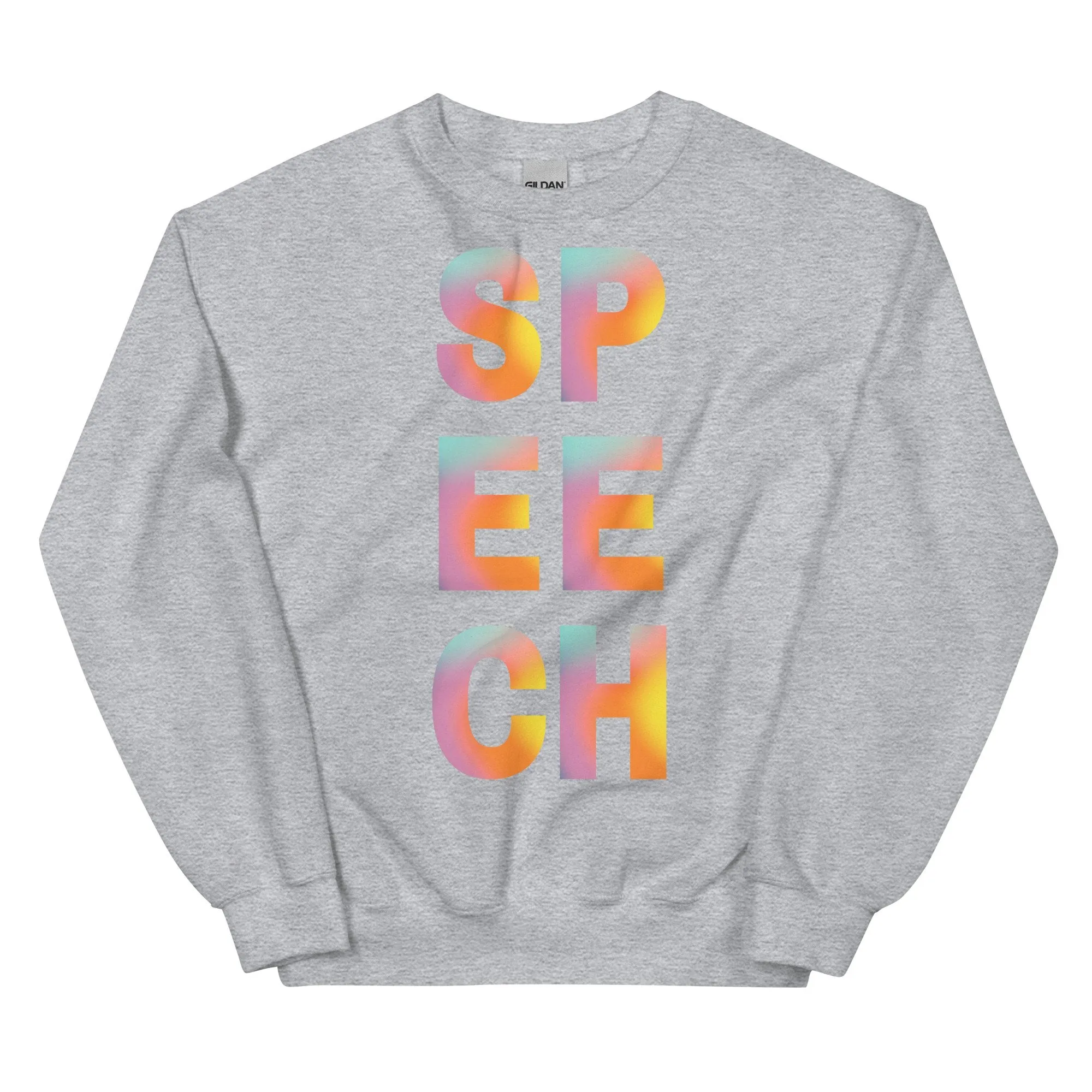 Speech Watercolor Glow Pullover