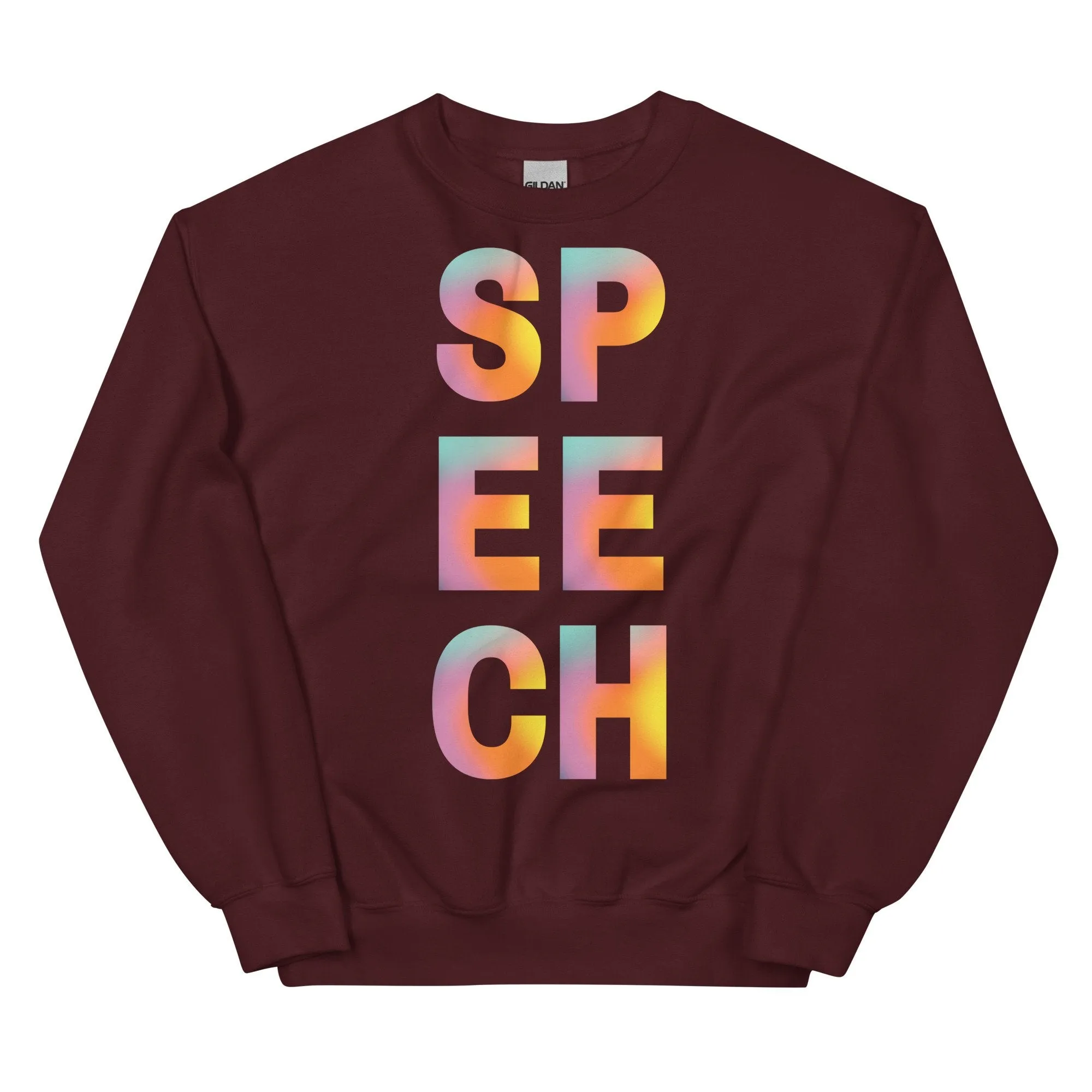 Speech Watercolor Glow Pullover