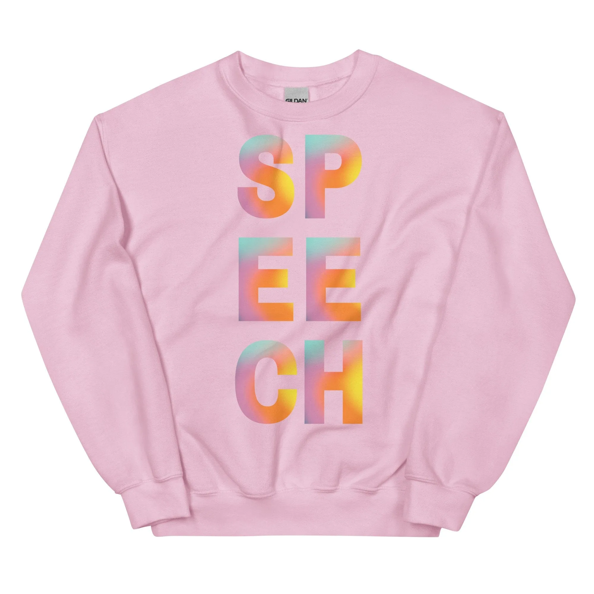 Speech Watercolor Glow Pullover