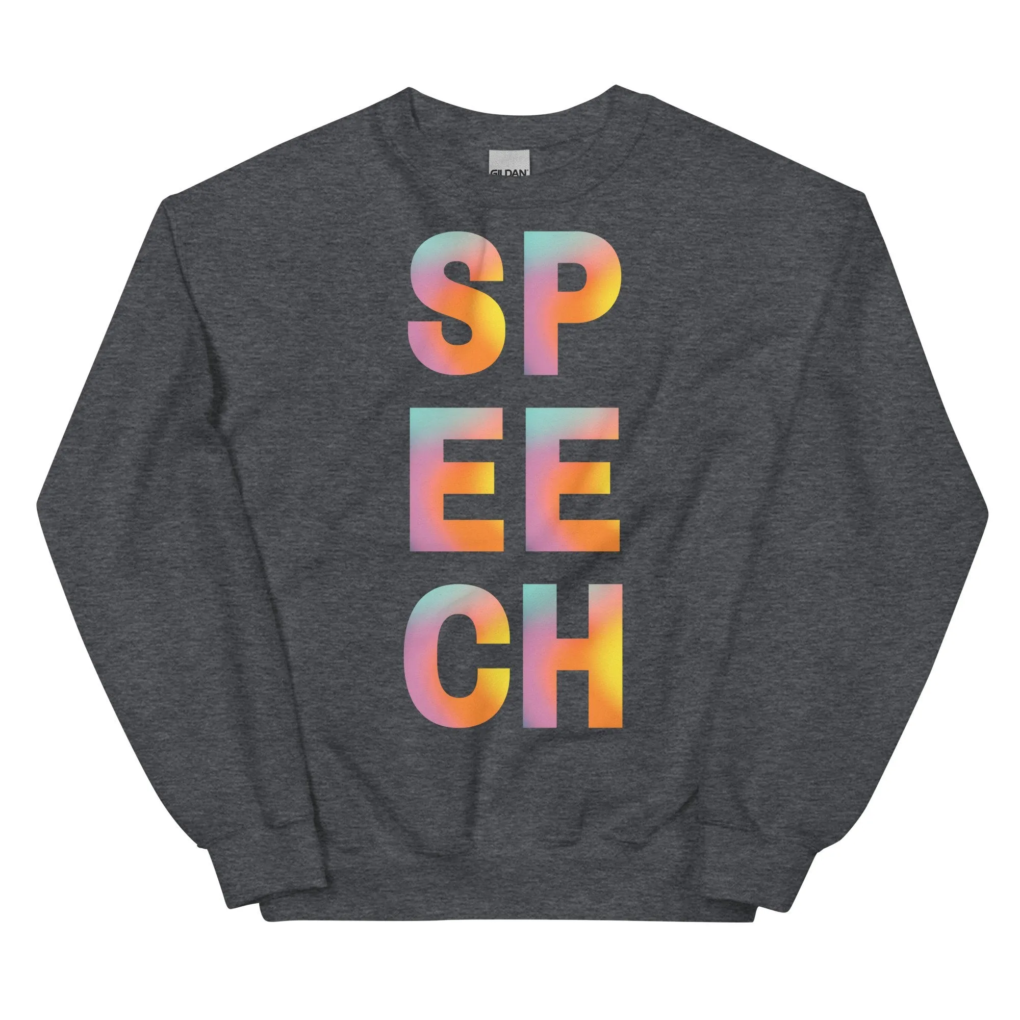 Speech Watercolor Glow Pullover