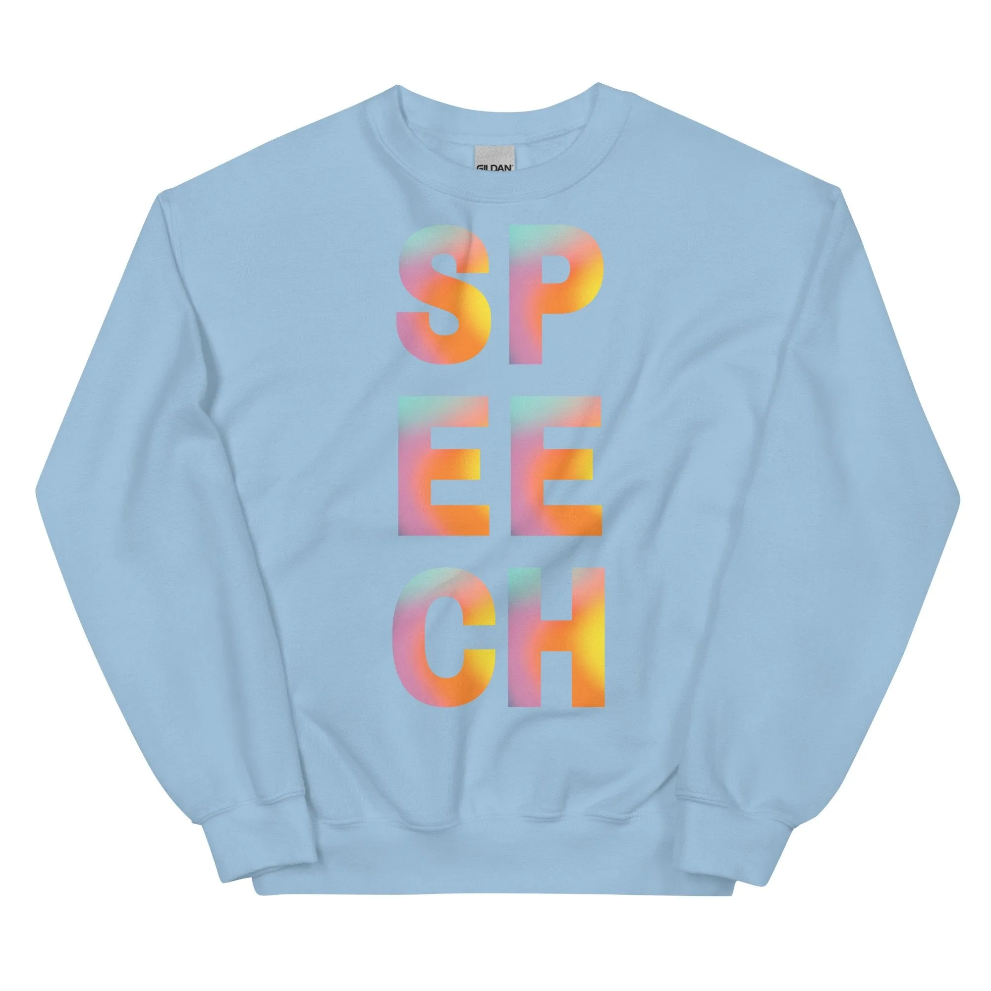 Speech Watercolor Glow Pullover