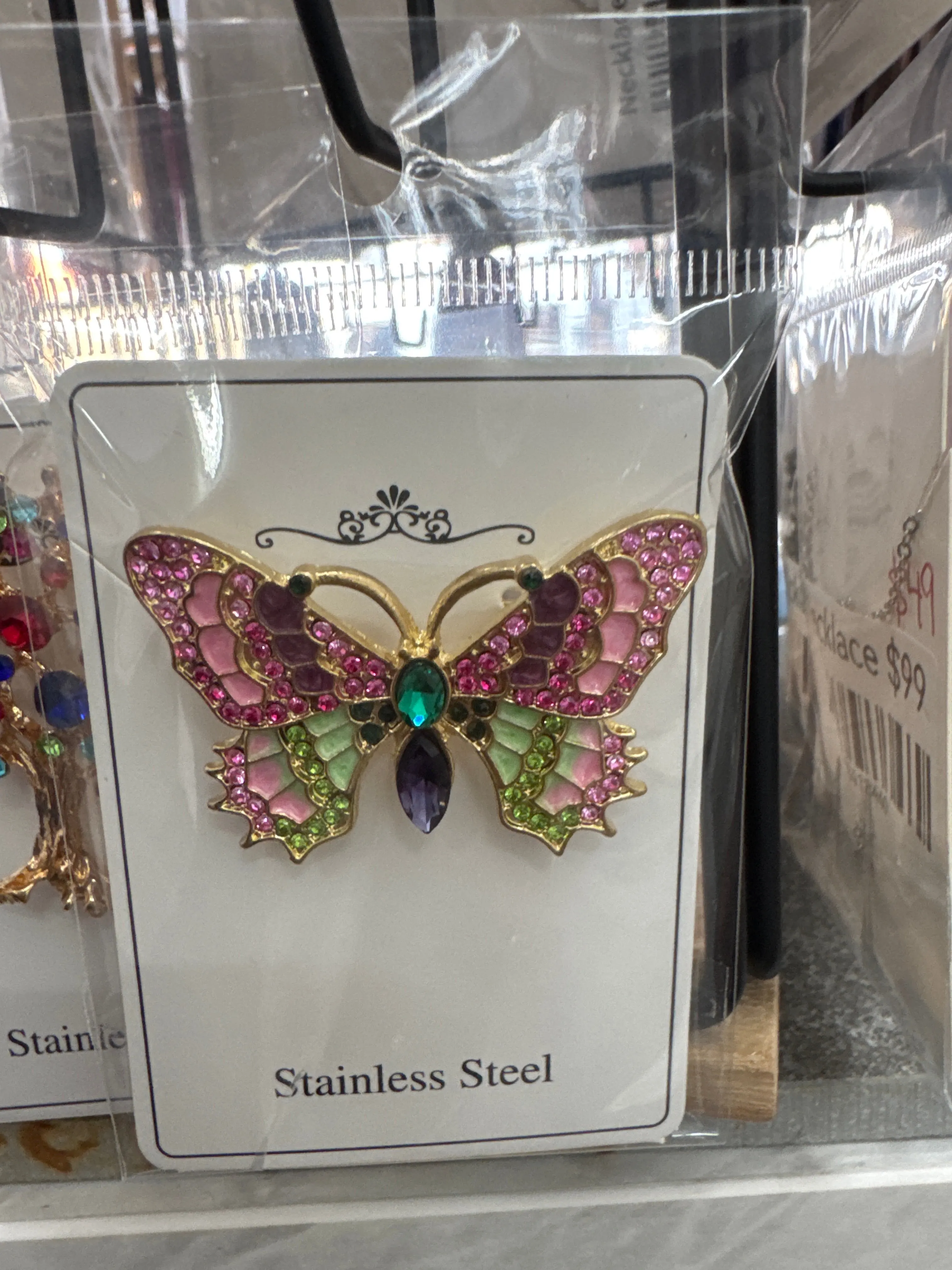 Stainless Steel Brooch Clothing Pin