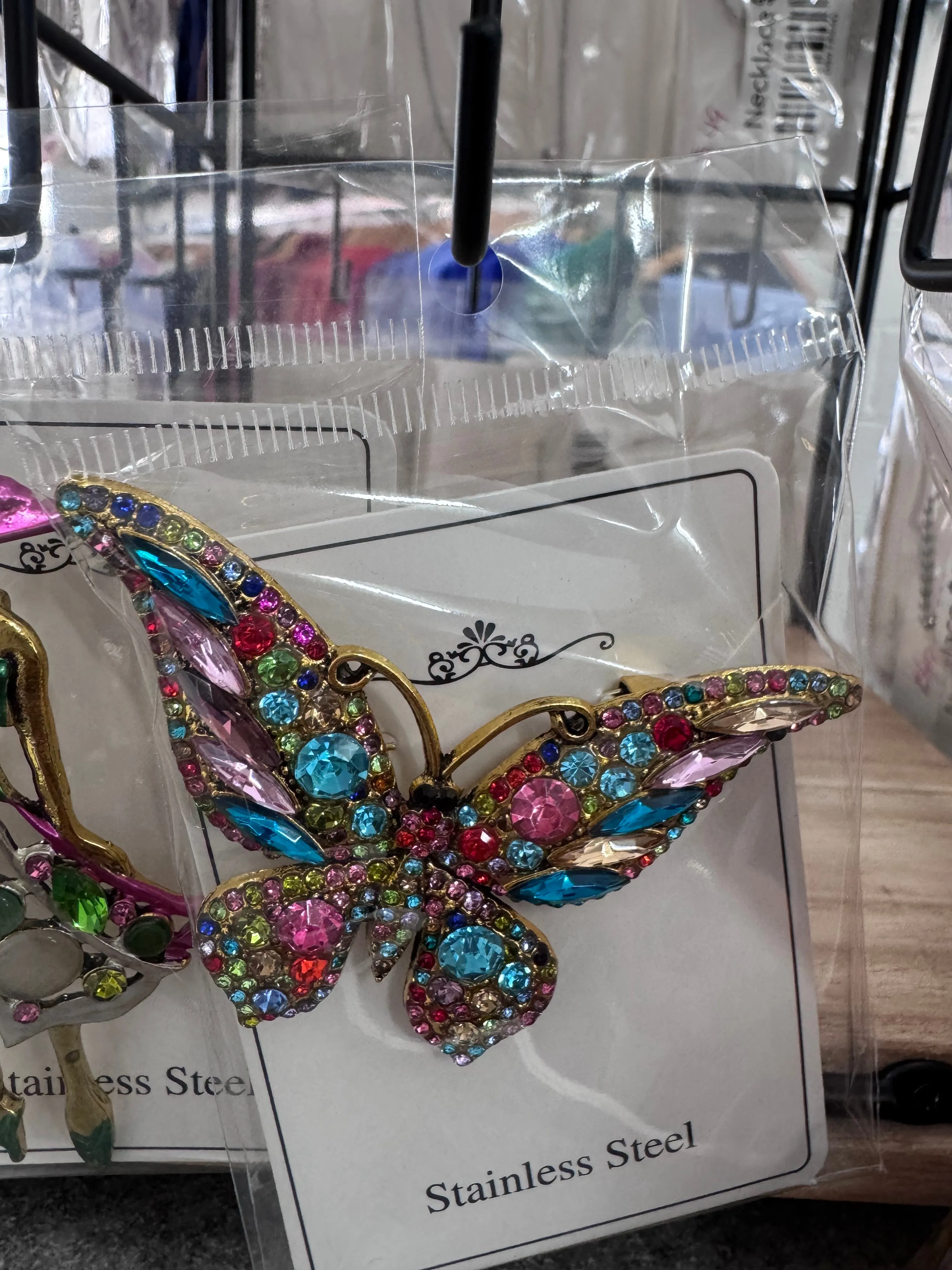 Stainless Steel Brooch Clothing Pin